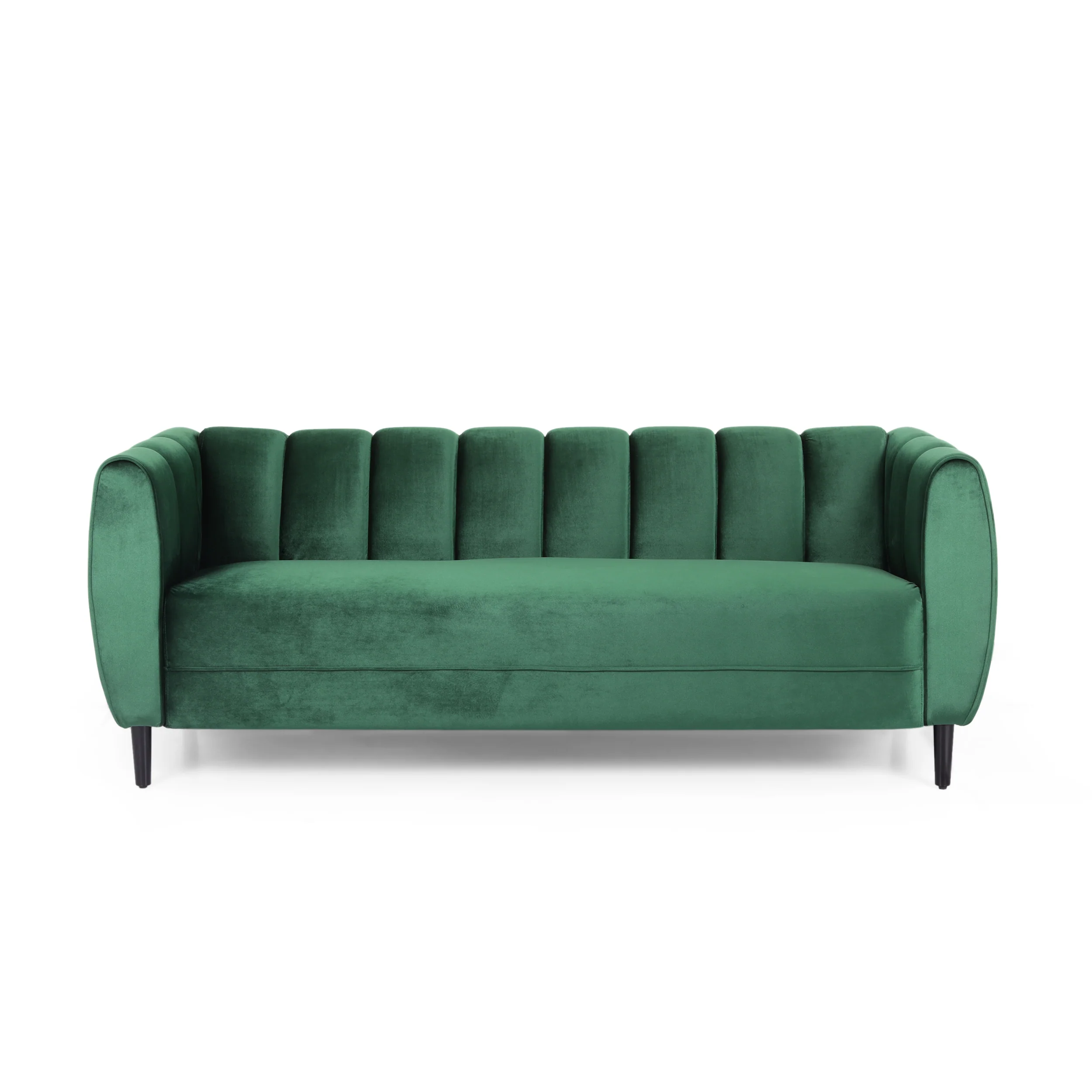 Karimah Modern Velvet 3 Seater Sofa - furnishings