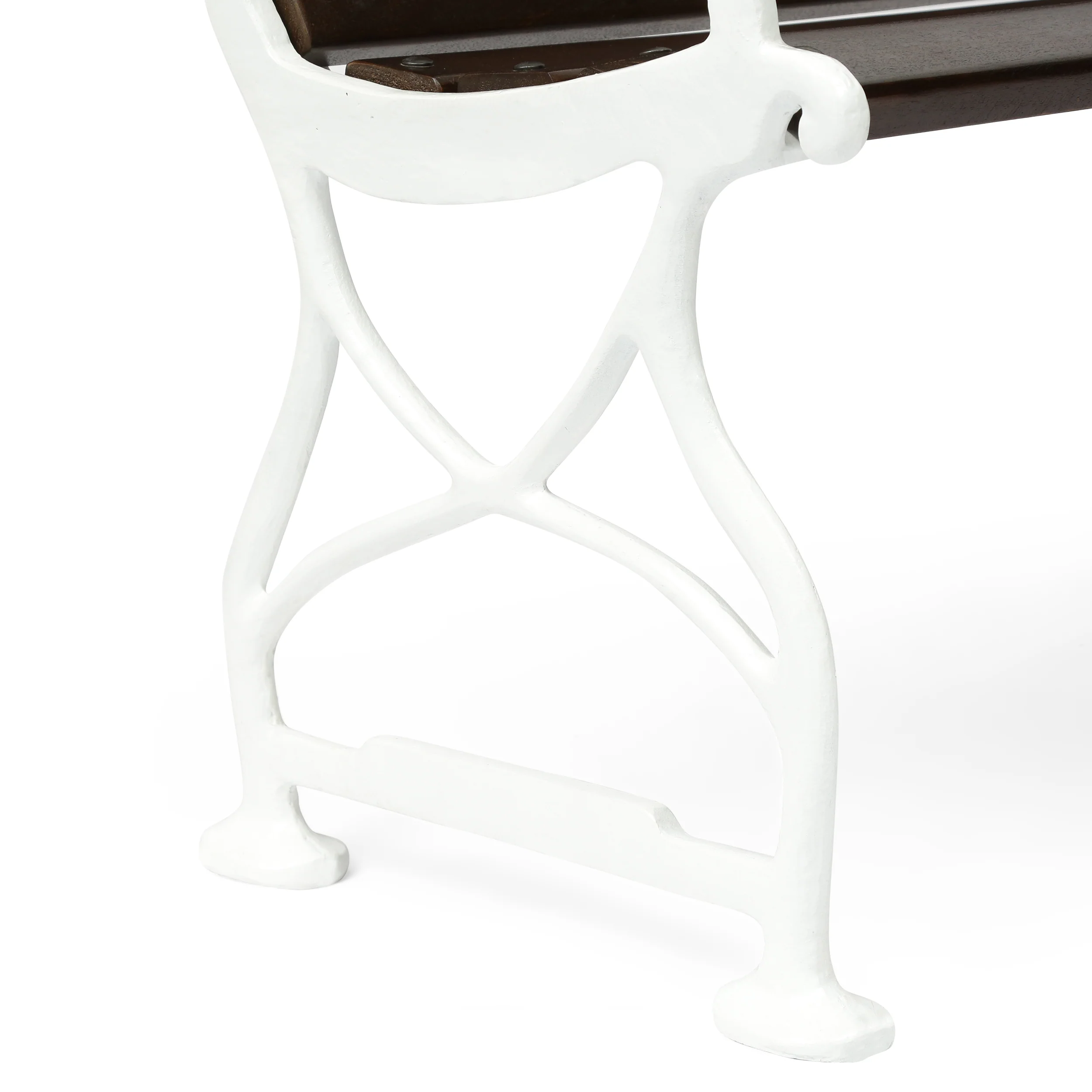 Taber Outdoor Handmade Acacia Wood Bench, Rustic Brown and White - furnishings