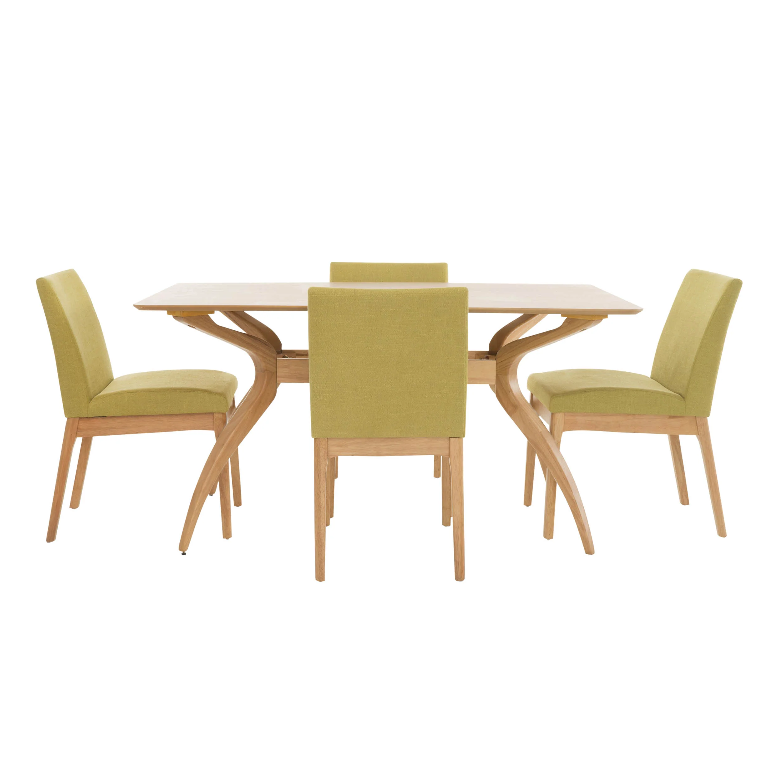 Katherine Mid-Century Modern 5 Piece Dining Set - furnishings