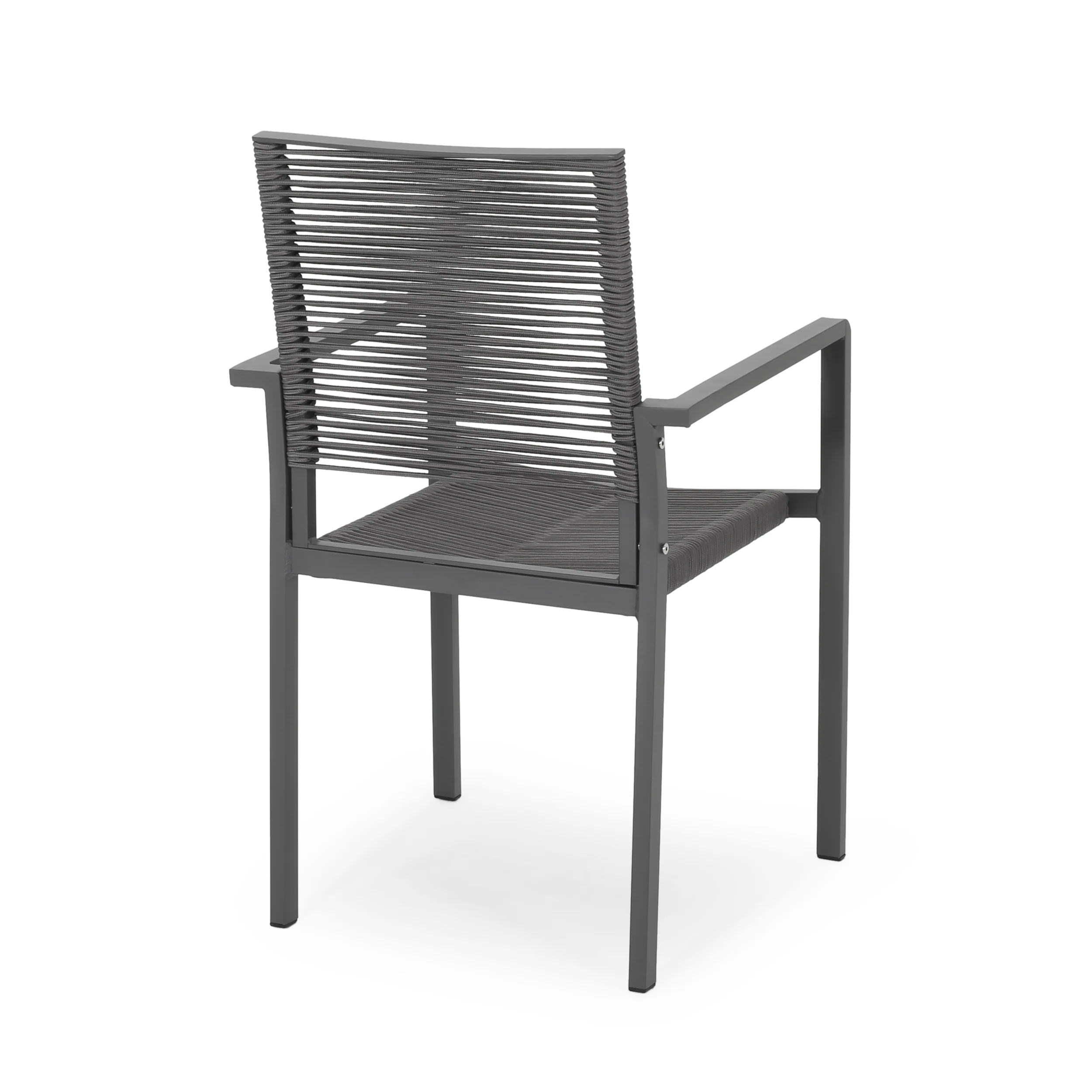Aicha 6 Seater Aluminum Dining Set - furnishings