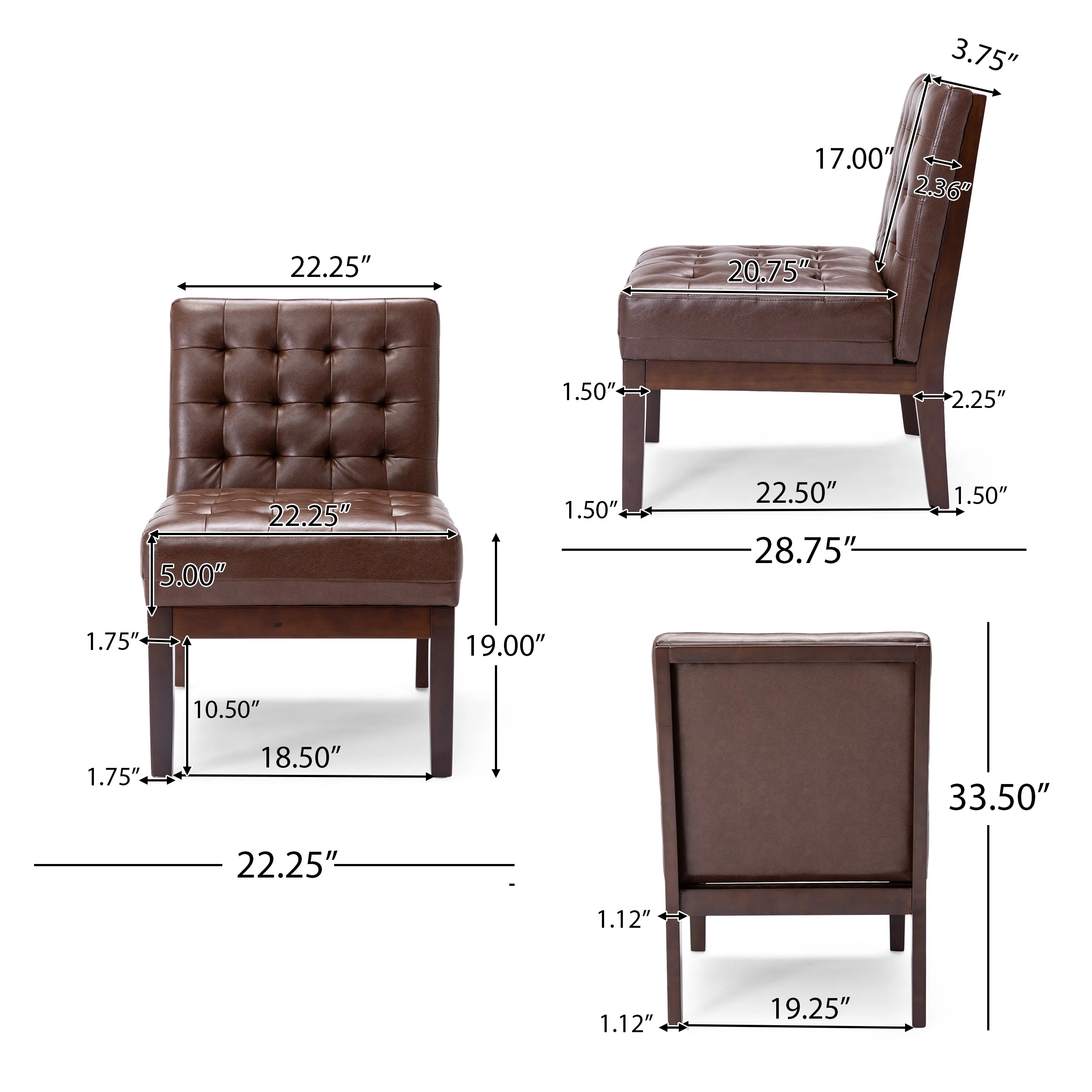 Arnton Contemporary Tufted Accent Chair - furnishings