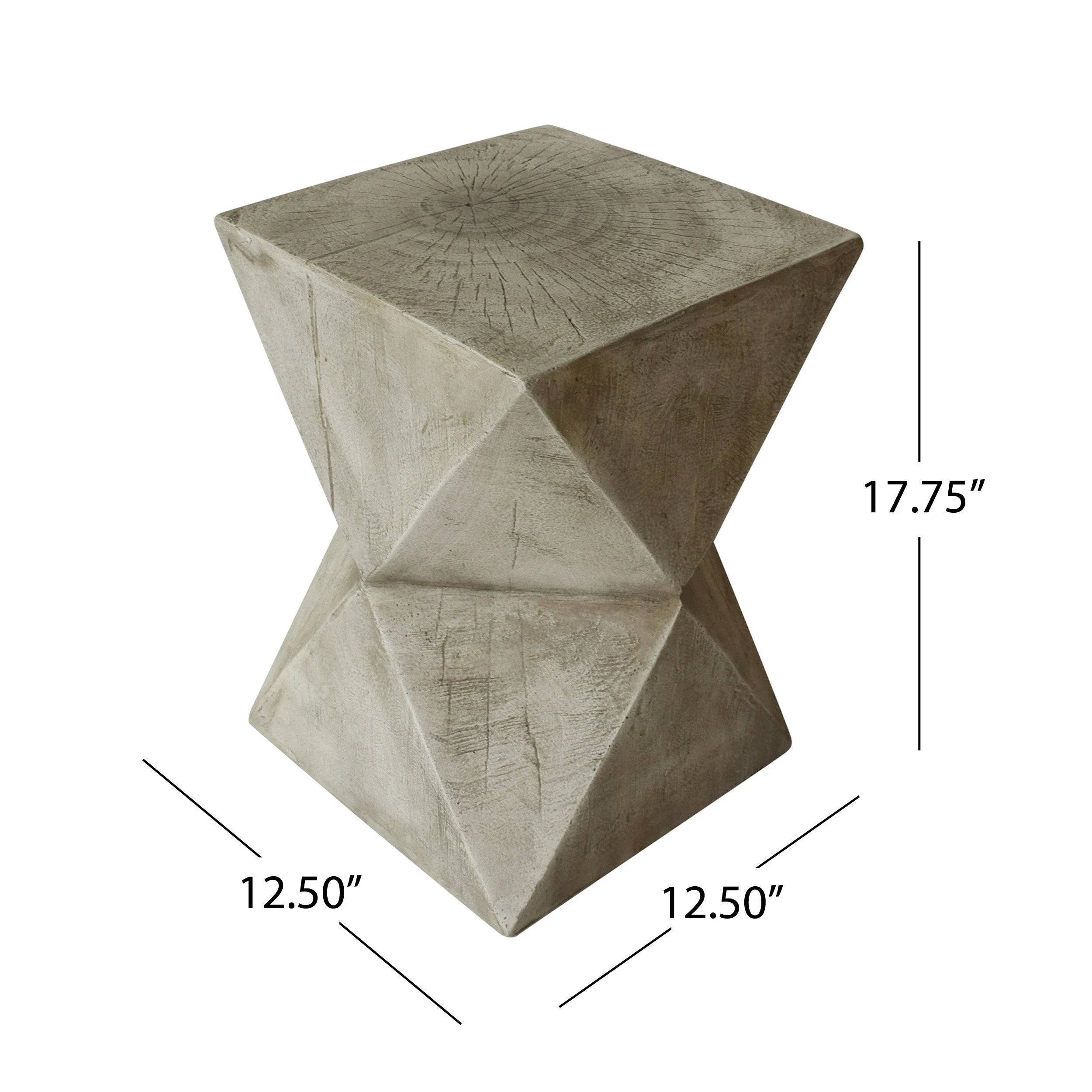 Manuel Indoor Lightweight Concrete Accent Table - furnishings