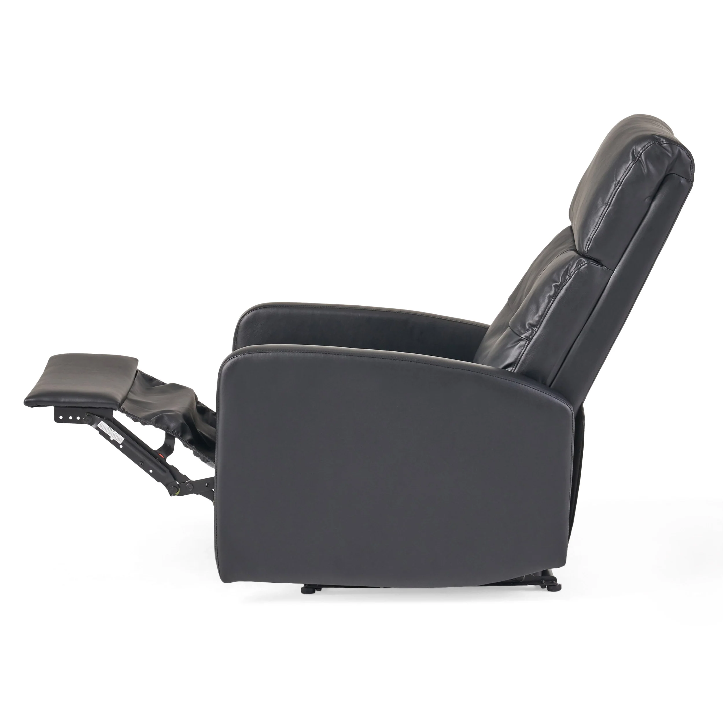 Teyana Contemporary Pillow Top Leather Recliner - furnishings