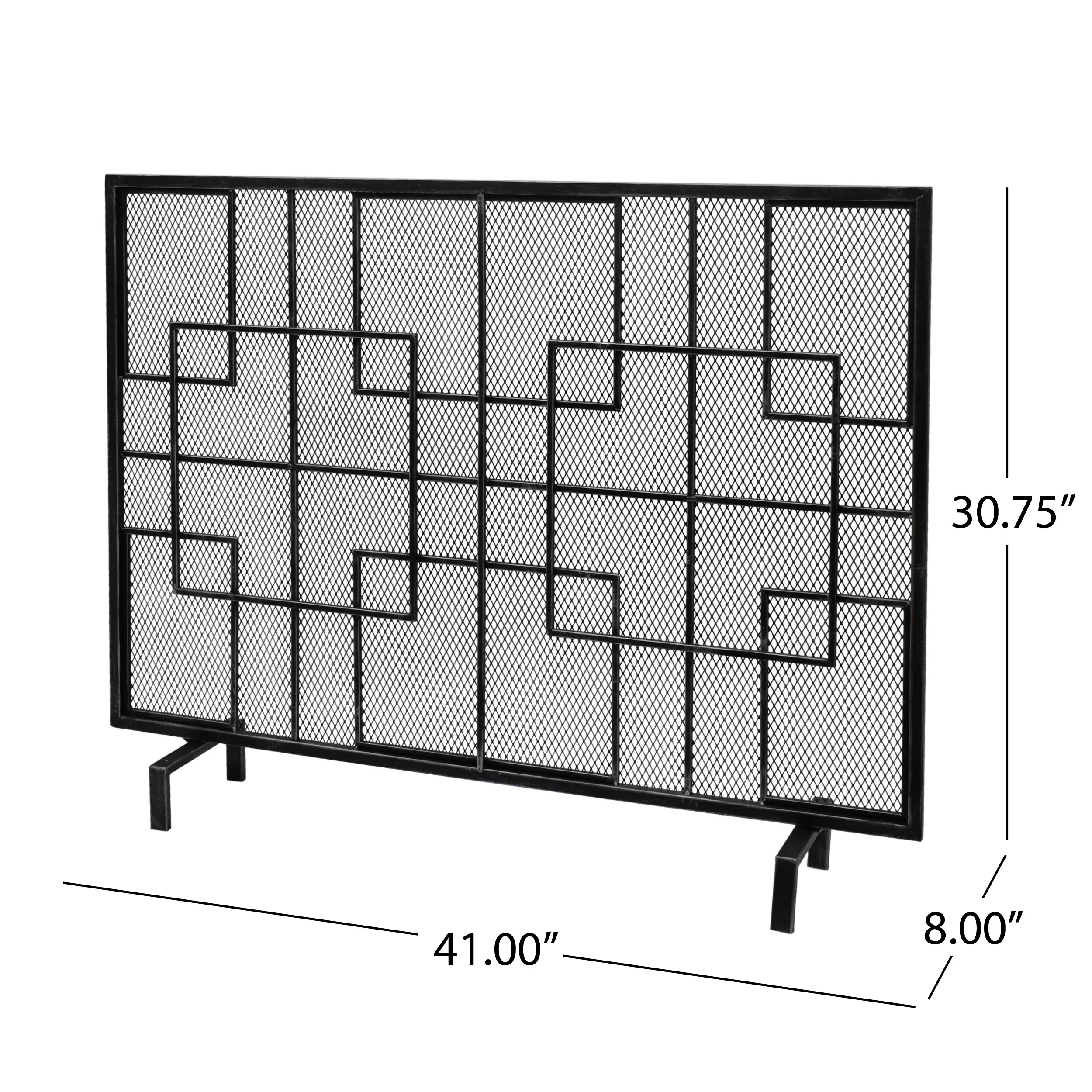 Dorothy Modern Single PanelIron Firescreen - furnishings