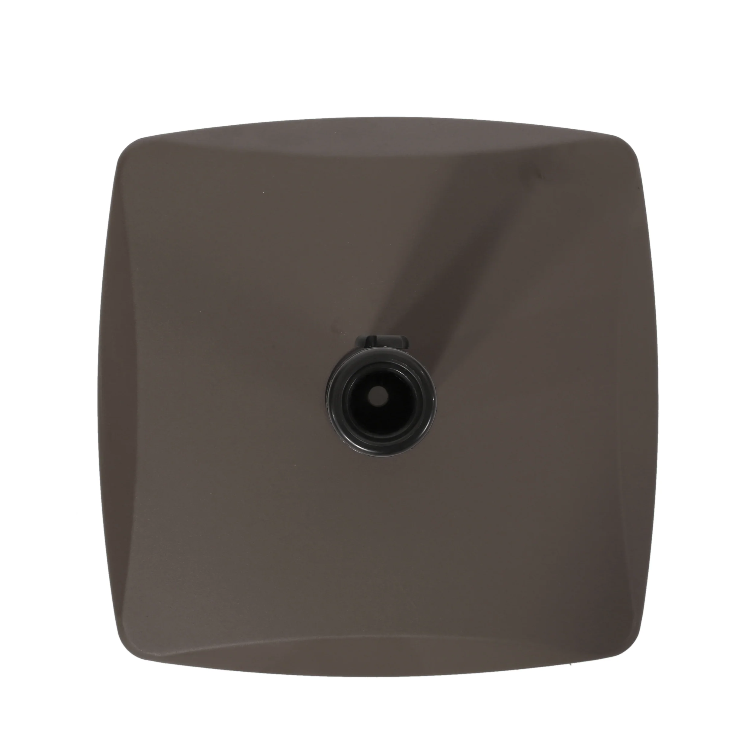 Bossier Square Brown Concrete Iron Umbrella Base - furnishings