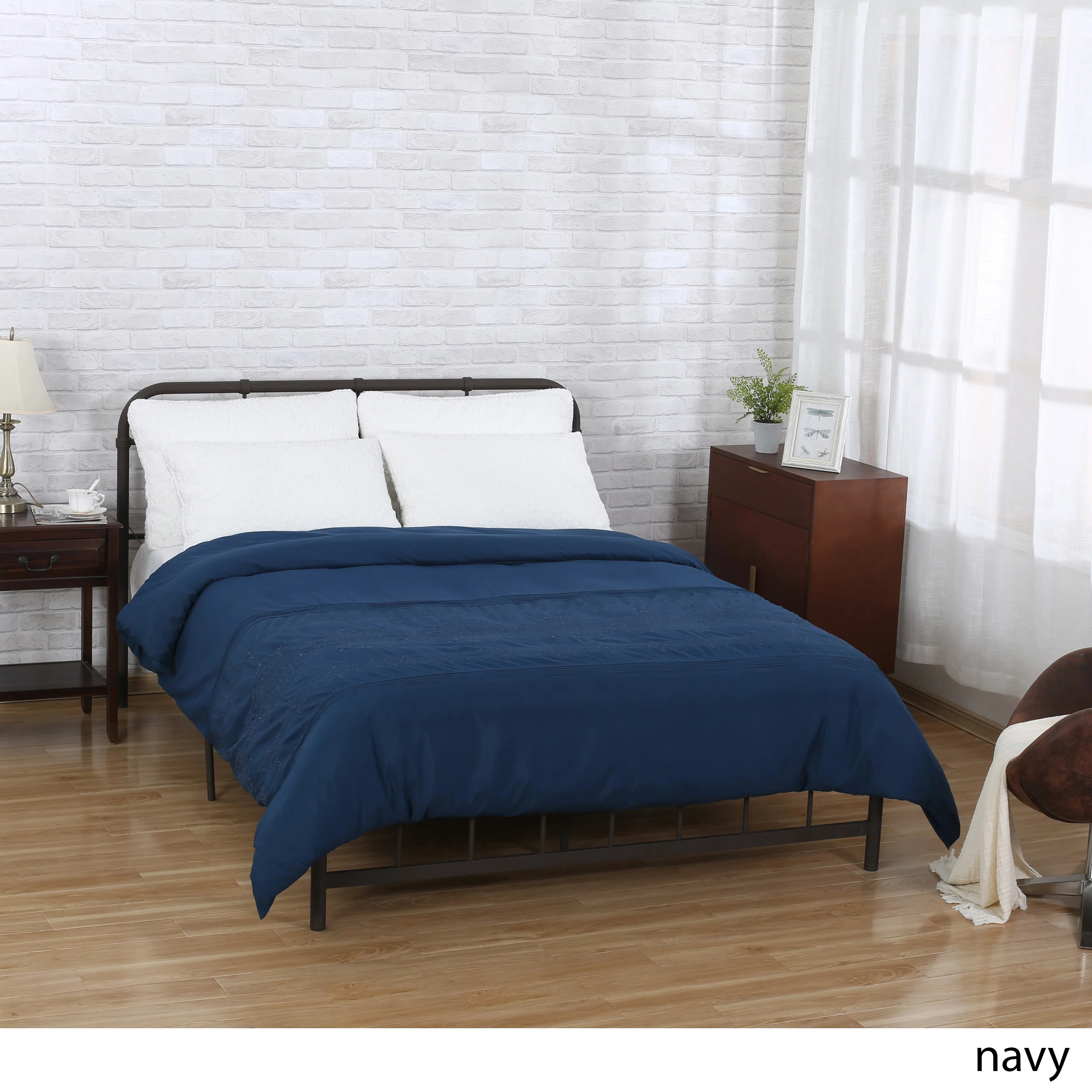 Rosalyn Queen Size Fabric Duvet Cover - furnishings