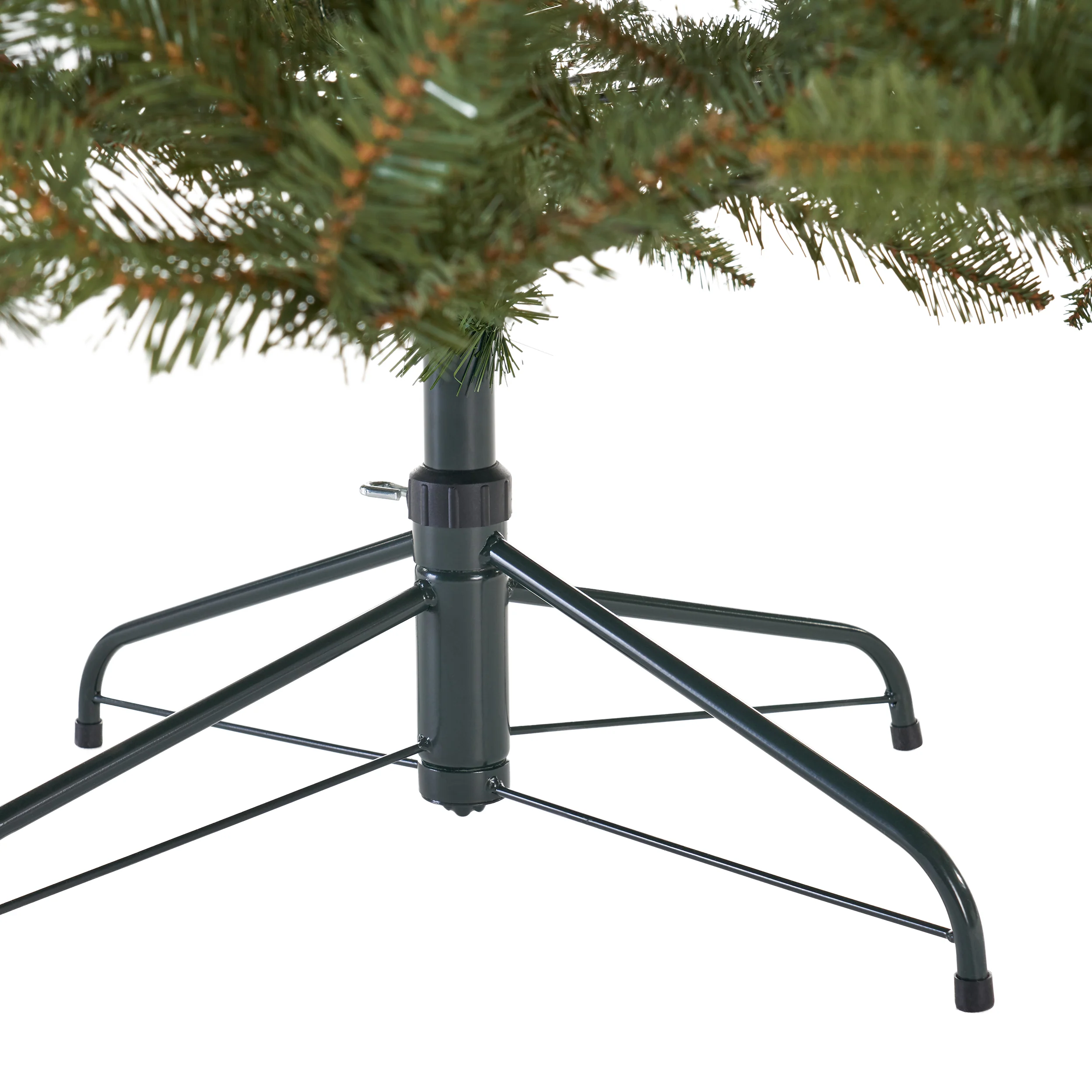 9-foot Fraser Fir Hinged Artificial Christmas Tree - furnishings