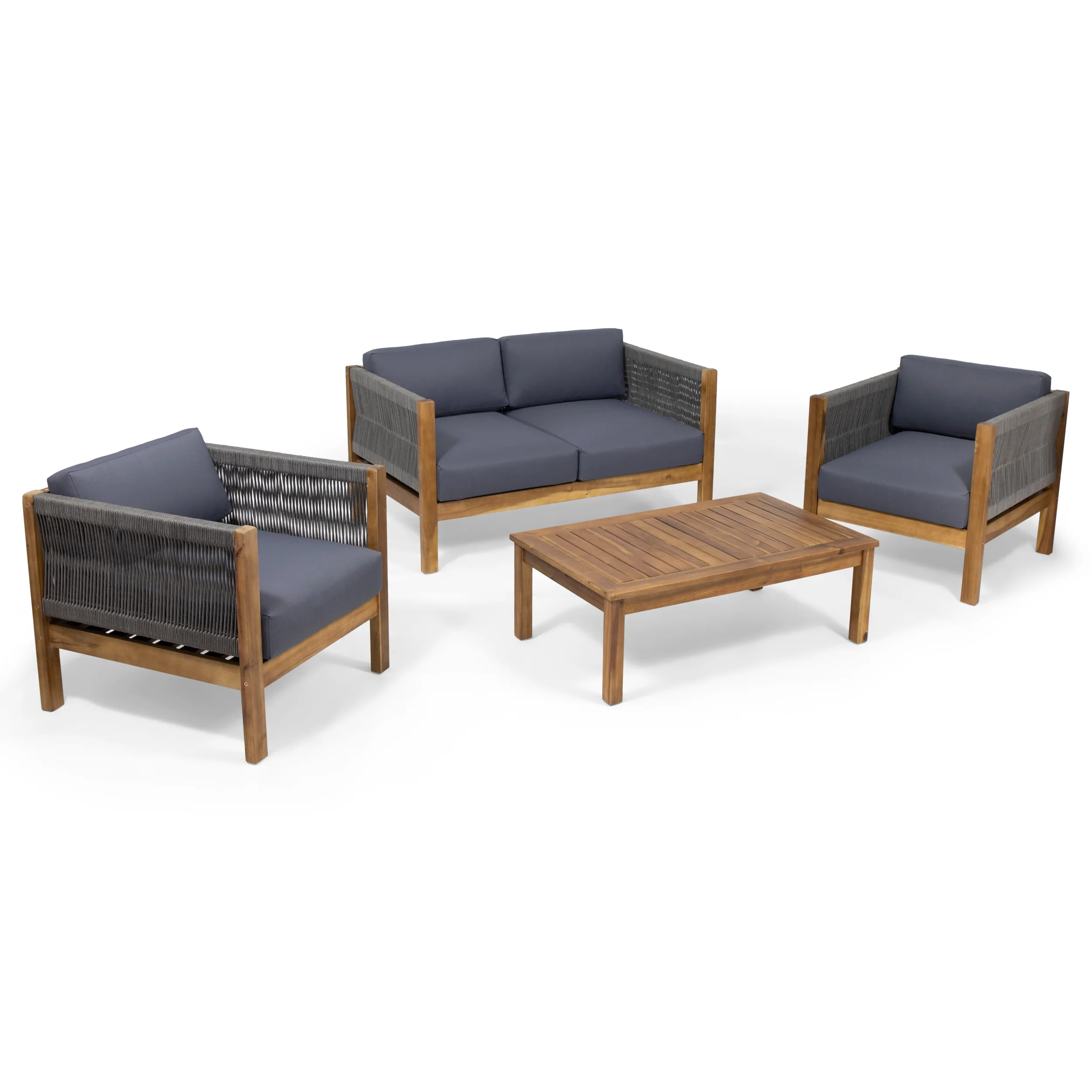 Sigrid Outdoor 4 Seater Chat Set - furnishings
