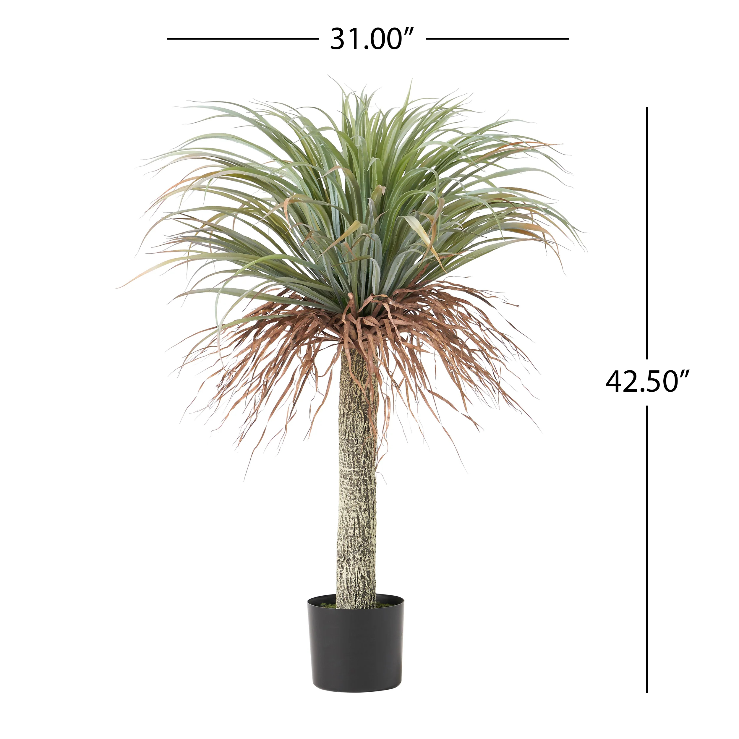 Artificial Yucca Plant, 4.5' x 3' - furnishings