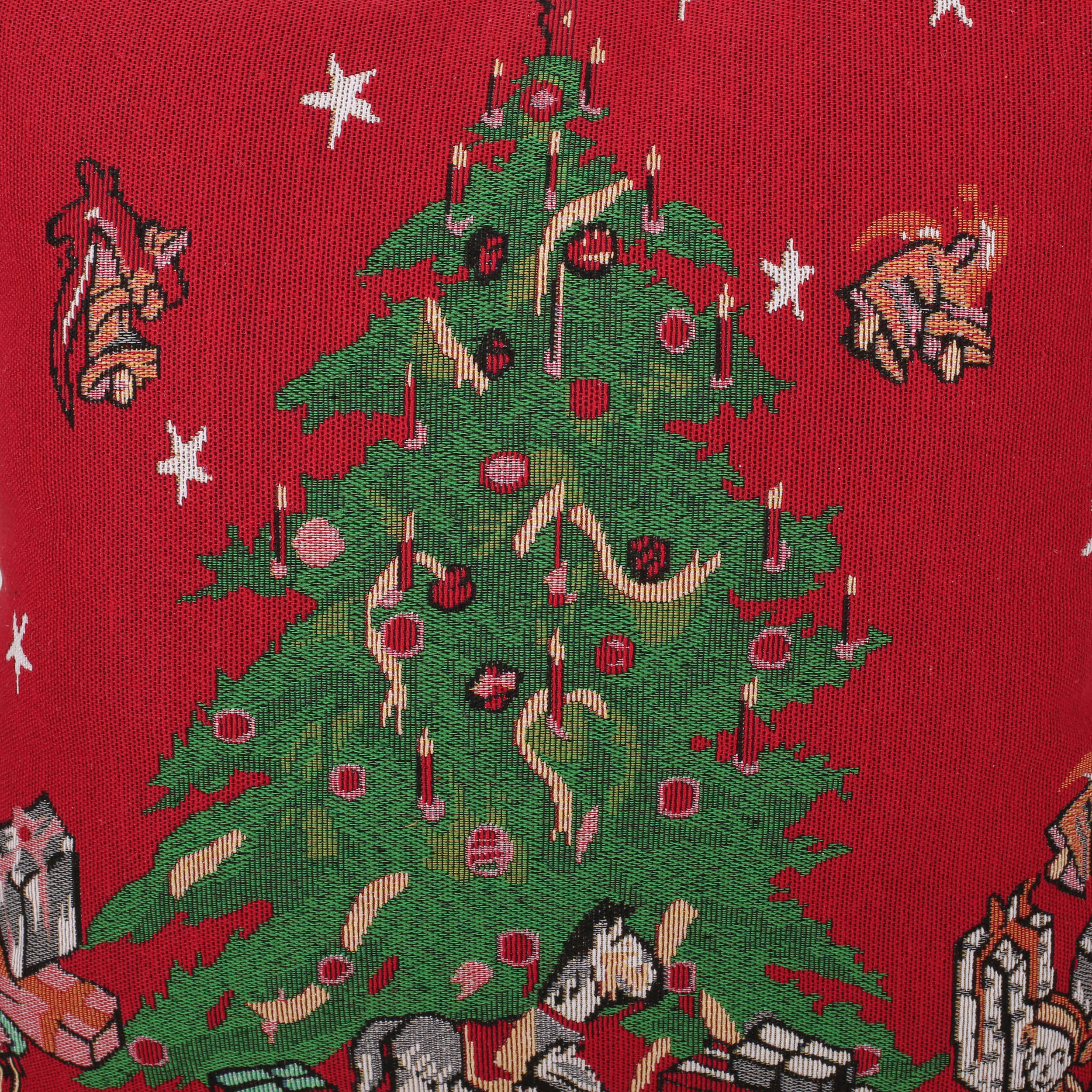 Benoit Modern Fabric Christmas Throw Pillow Cover - furnishings