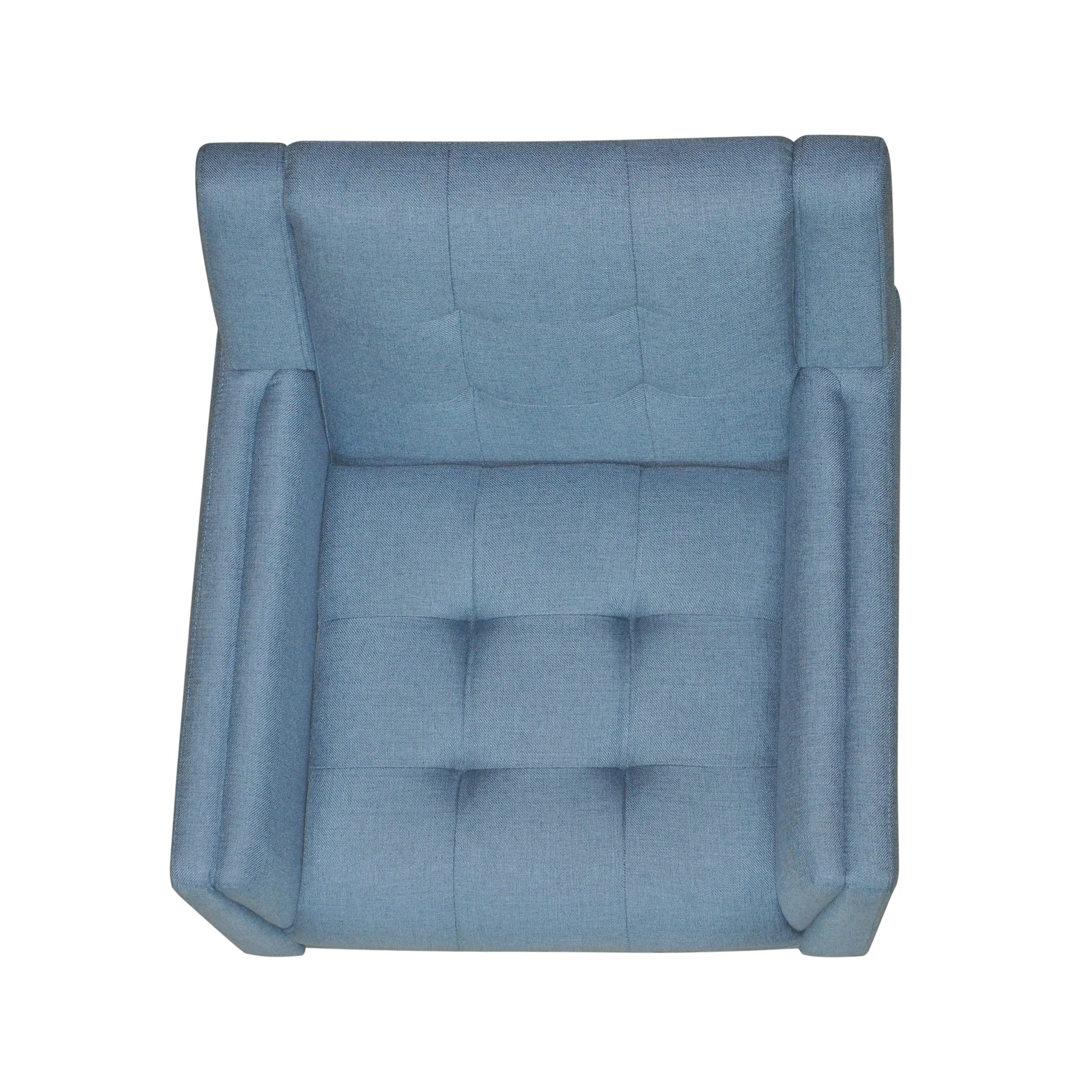 Evelyn Mid Century Modern 3-Piece Chairs & Loveseat Fabric Living Room Set - furnishings