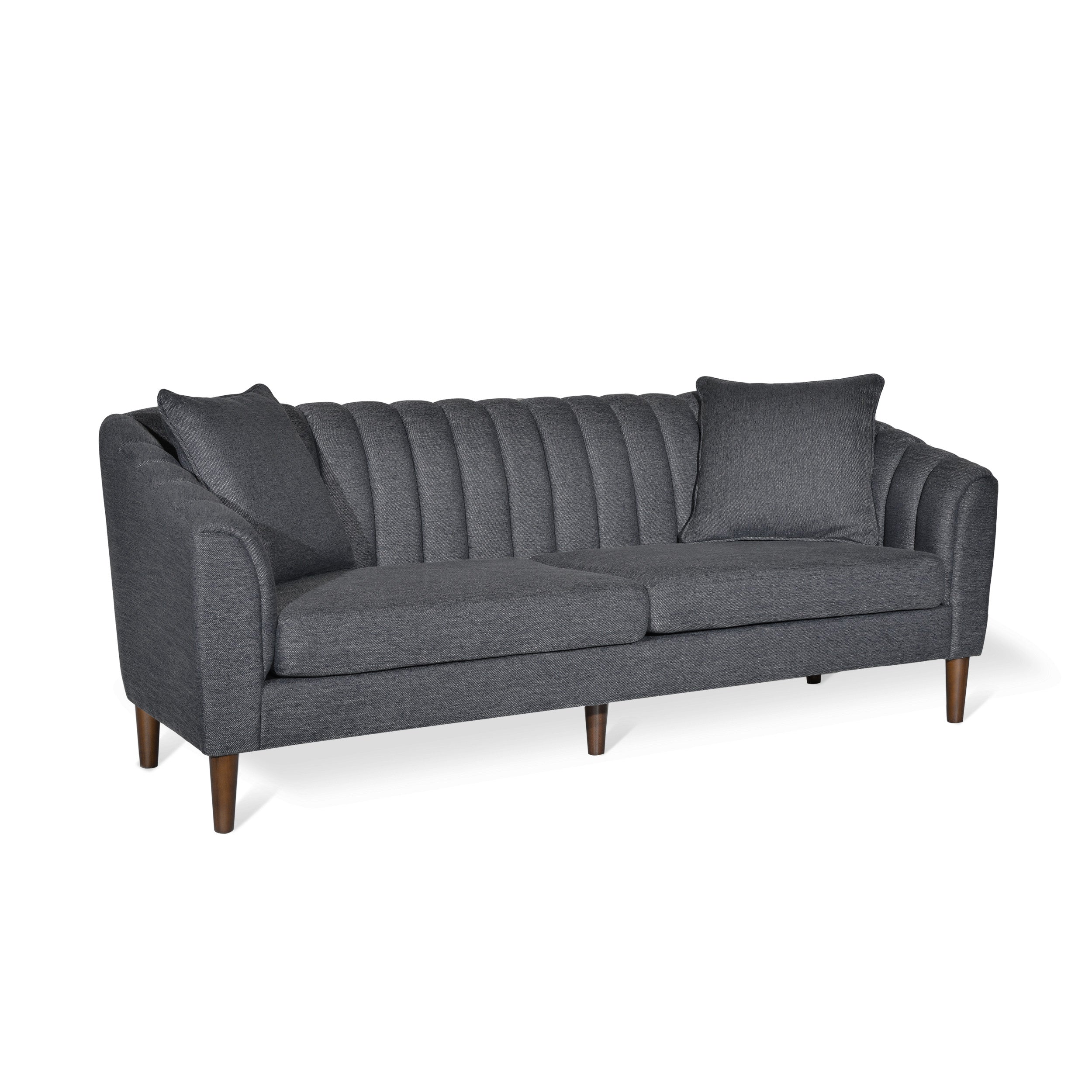 Jeannie Contemporary Fabric 3 Seater Sofa - furnishings