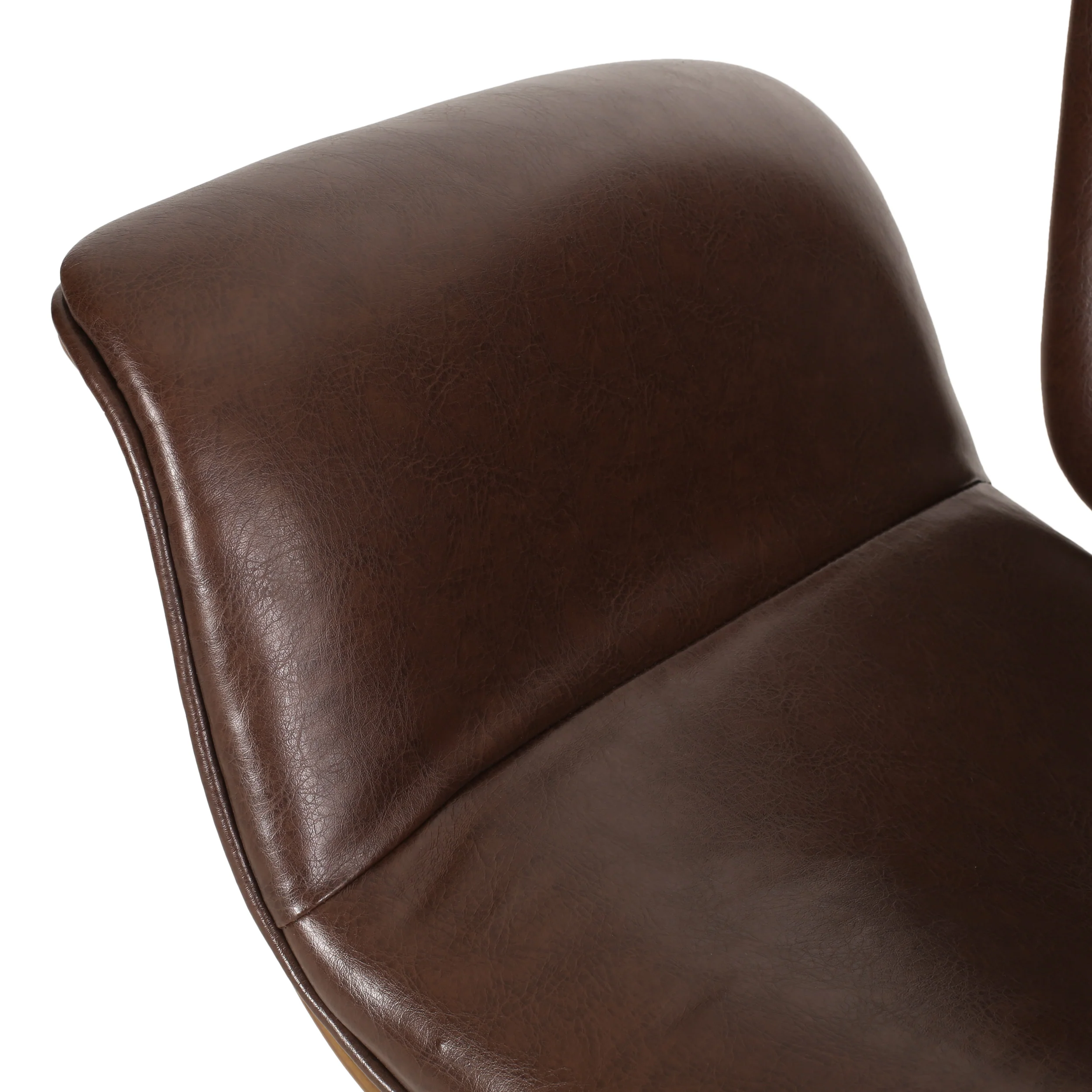 Canyon Mid Century Modern Bentwood Adjustable Swivel Barstools, Set of 2 - furnishings
