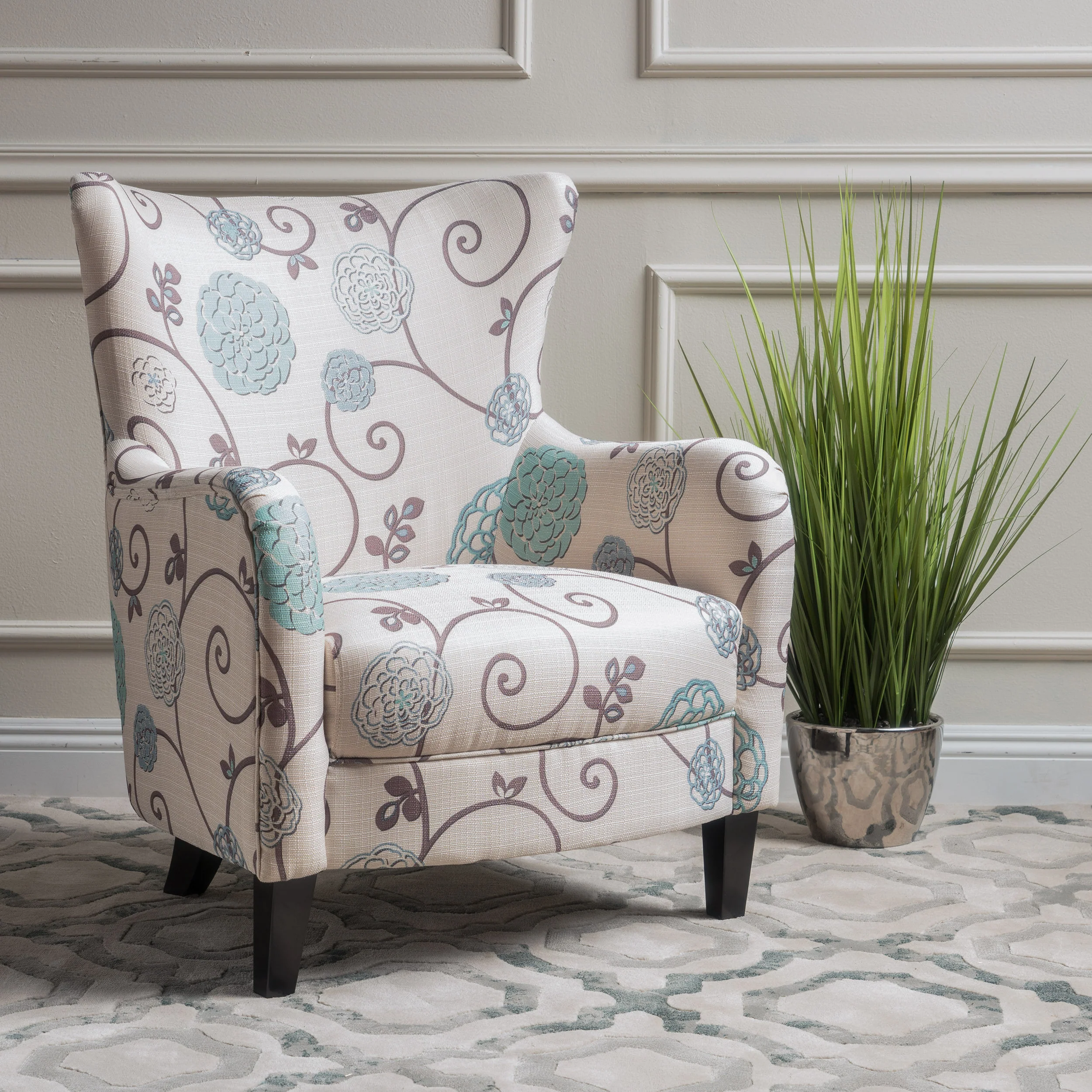 Venette Fabric Club Arm Chair - furnishings