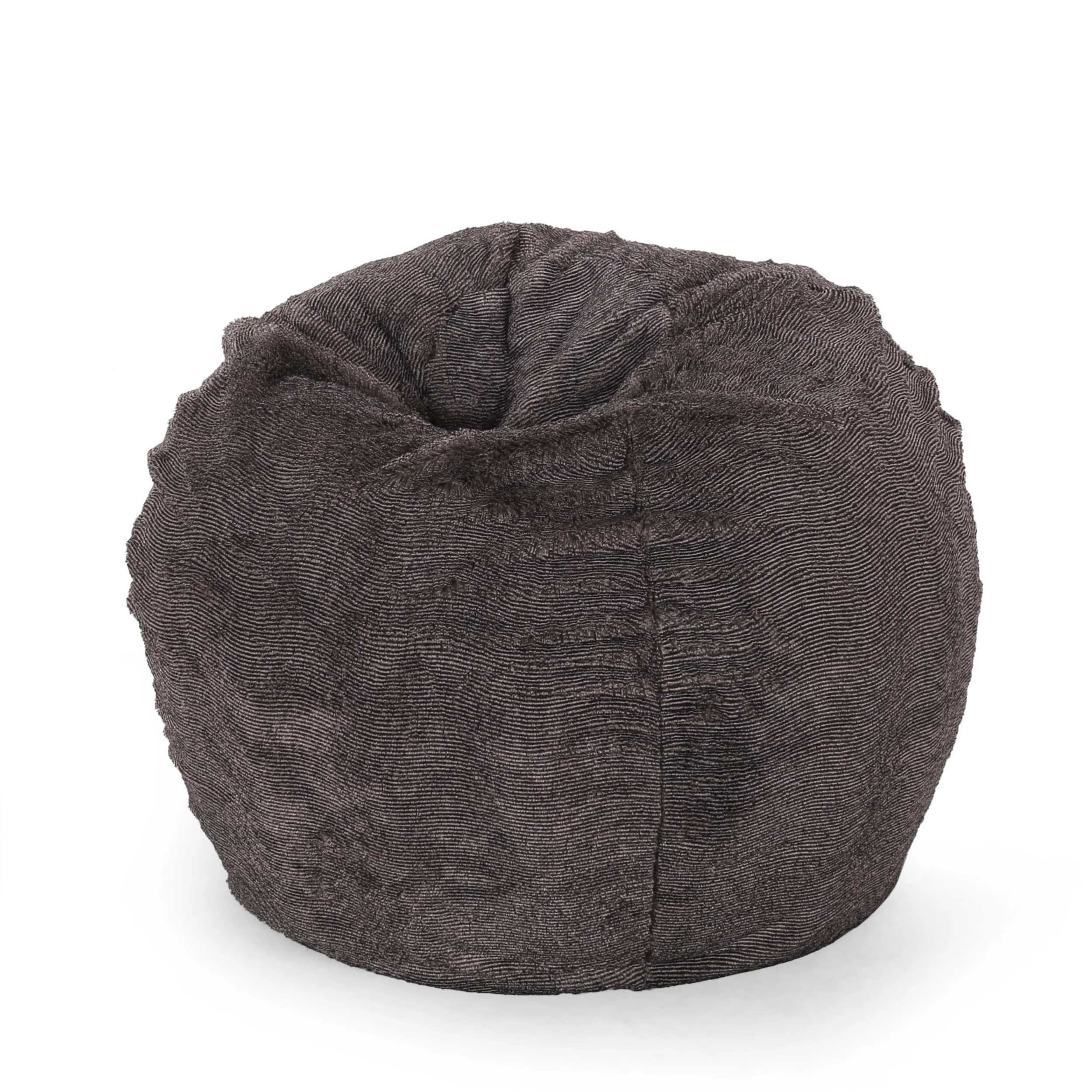 Maysville Modern Glam 3 Foot Faux Fur Winter Bean Bag - furnishings