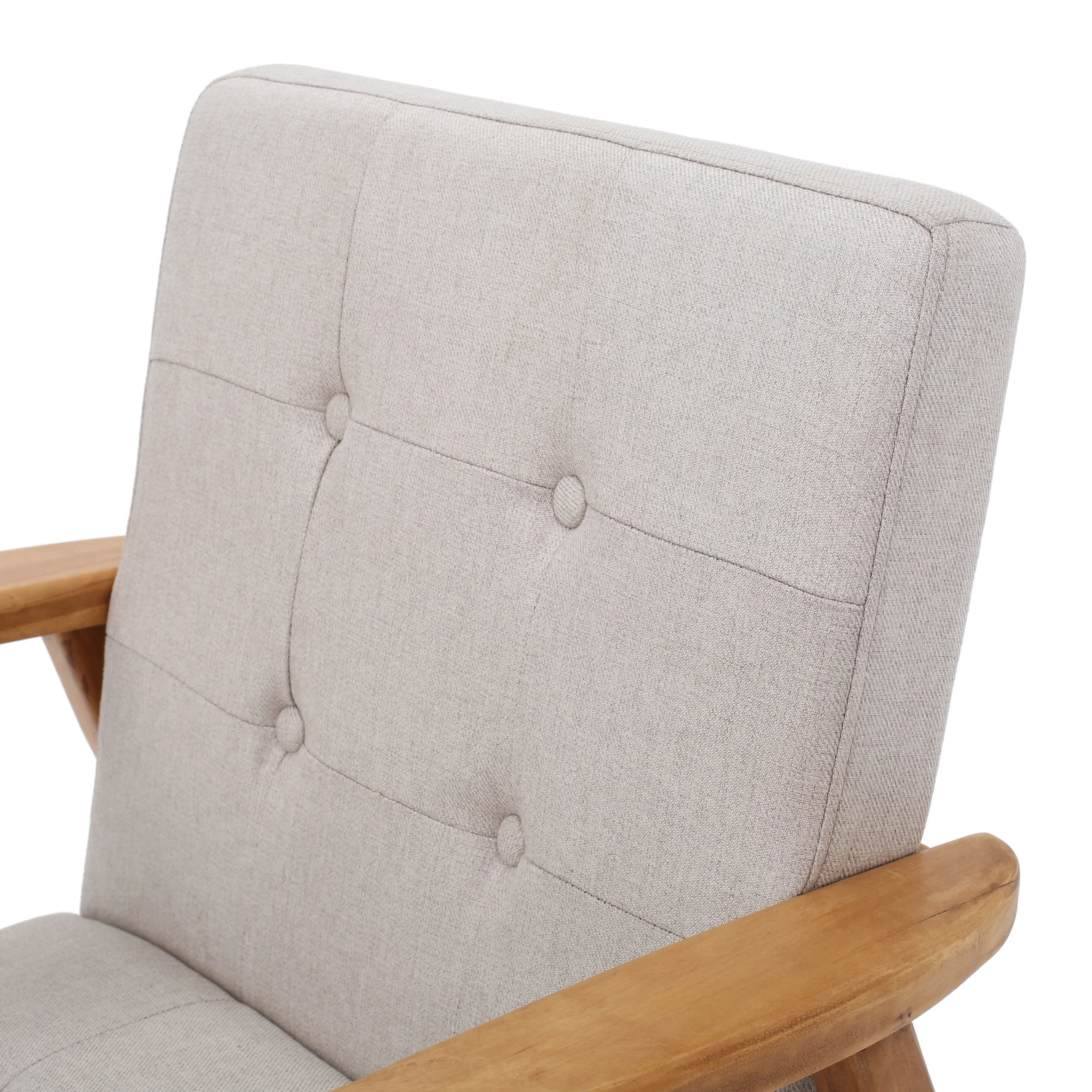 Gunther French-Style Contemporary Fabric Club Chair - furnishings