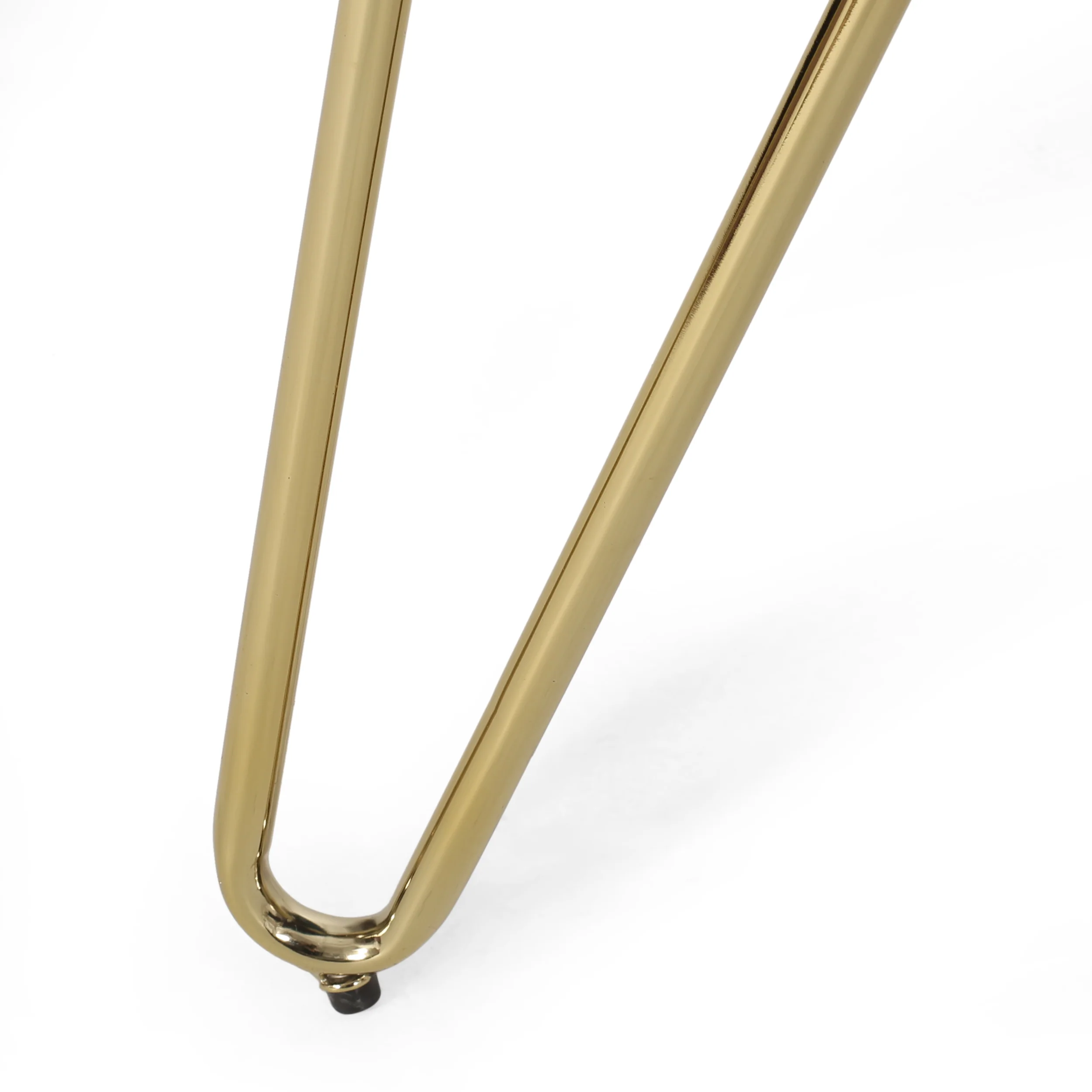 Paul Modern Glam Velvet Club Chair with Hairpin Legs - furnishings