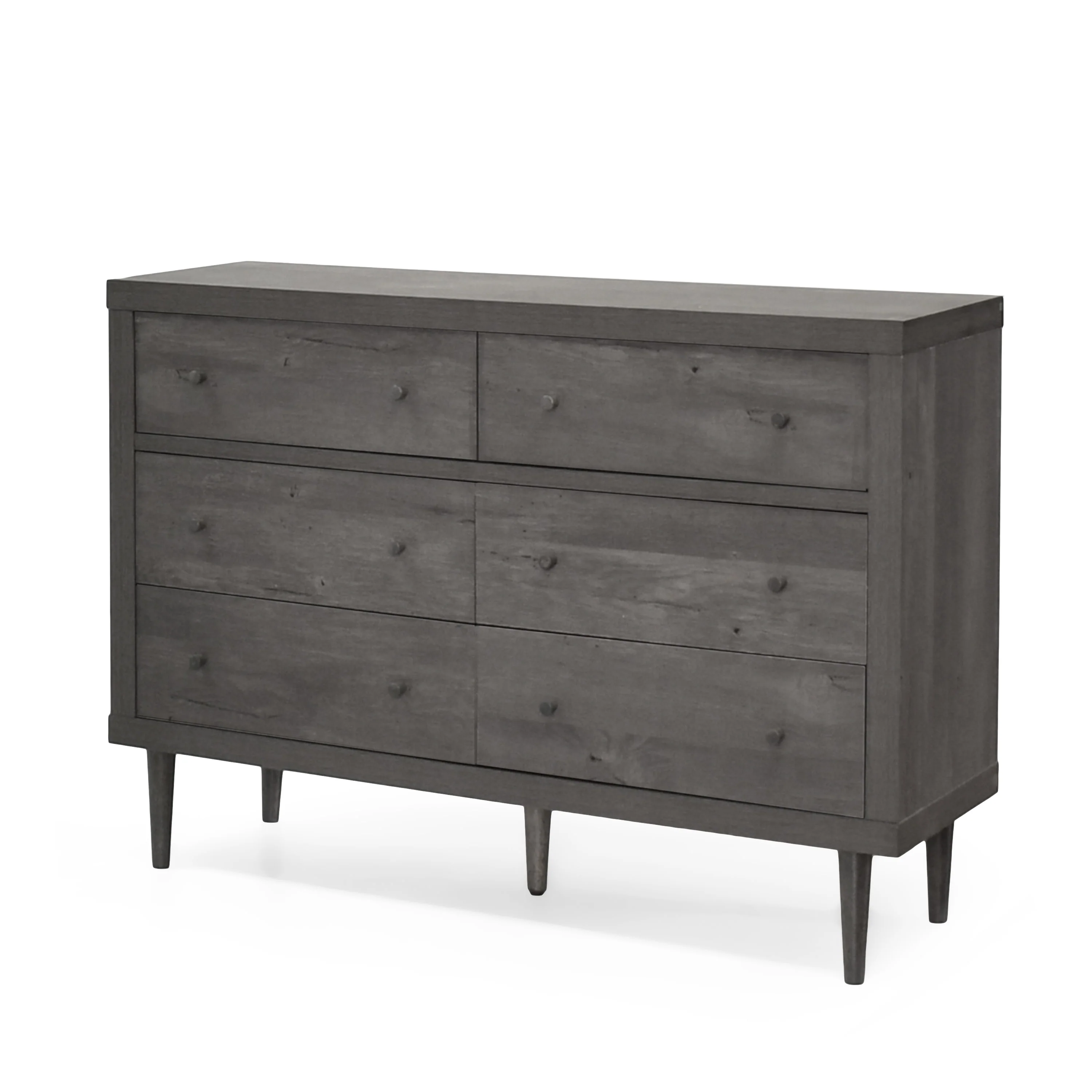 Farhart Mid Century Modern 6 Drawer Double Dresser - furnishings