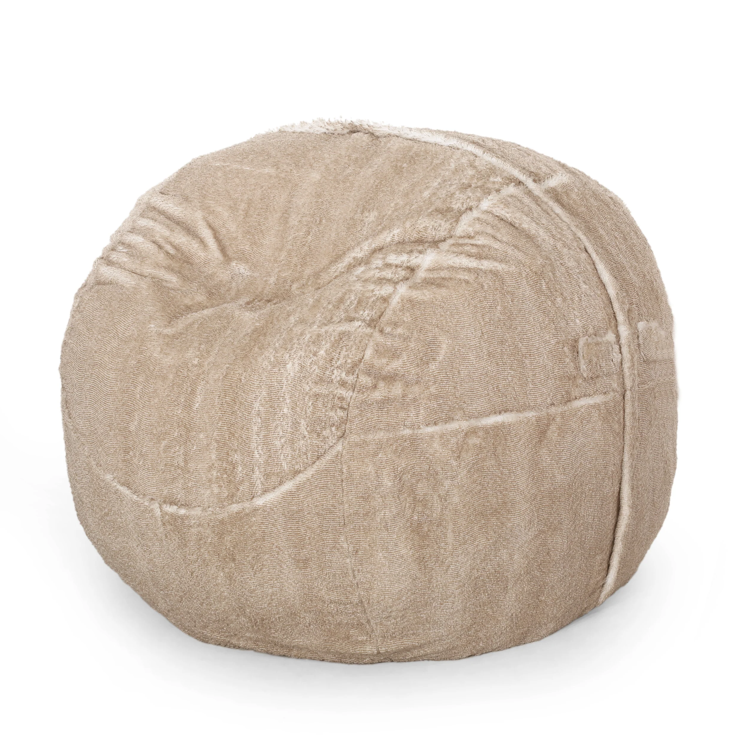 Maysville Modern Glam 5 Foot Faux Fur Winter Bean Bag - furnishings