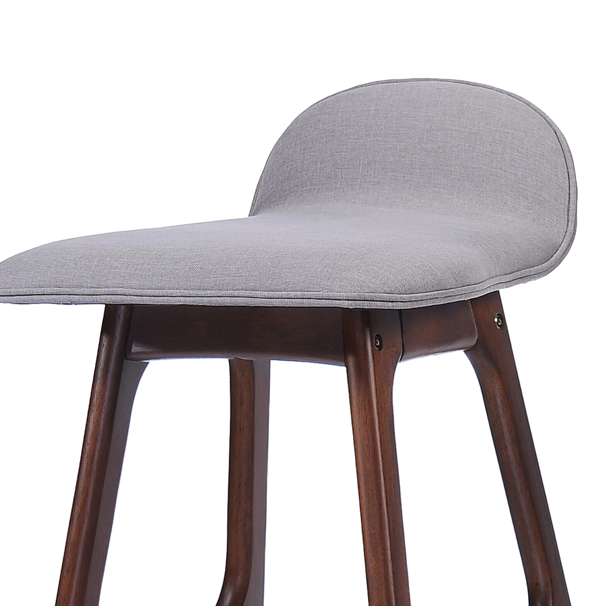 Tolle 29-Inch Mid-Century Design Low Back Fabric Bar Chair (Set of 2) - furnishings