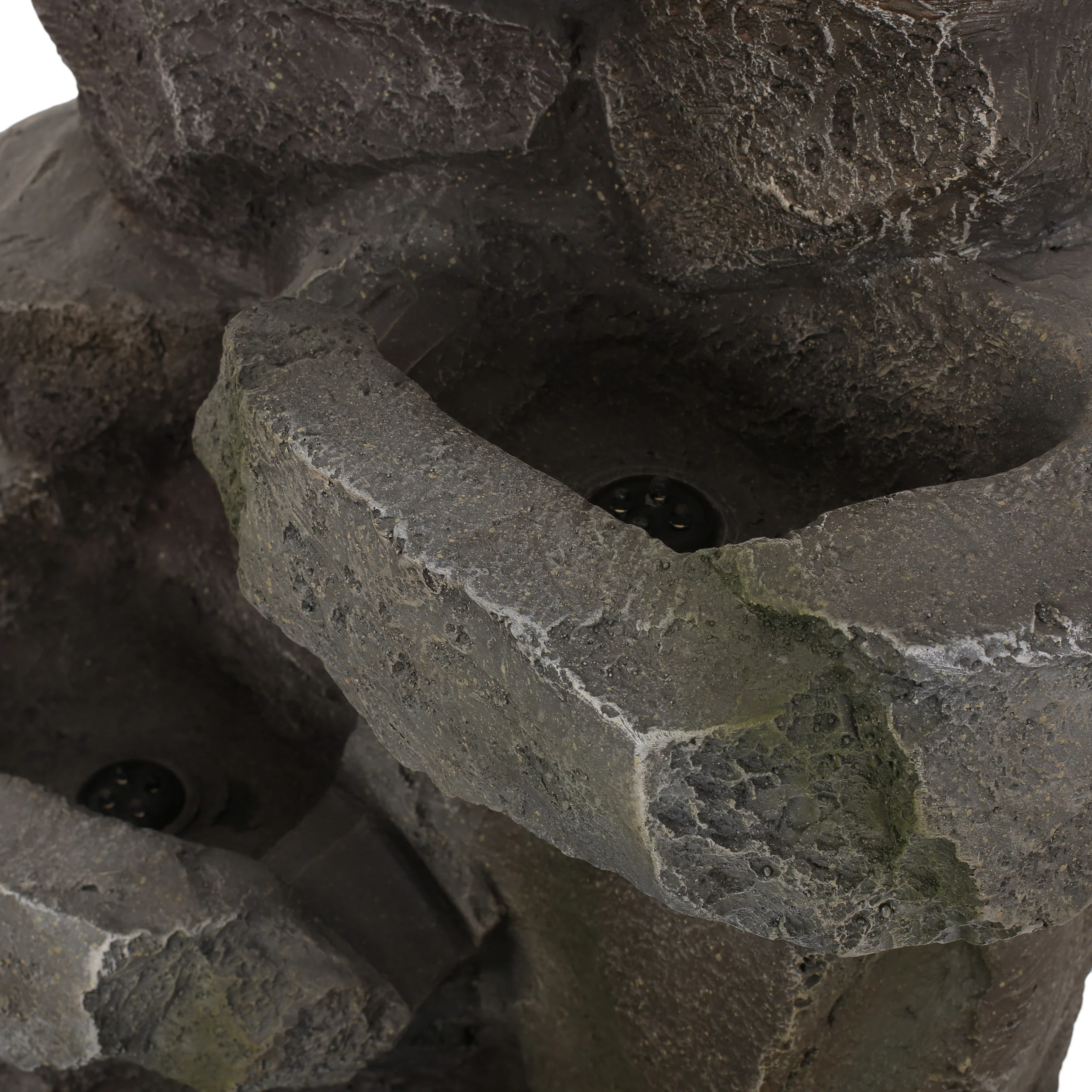 Trion Outdoor 4 Tier Rock Fountain - furnishings