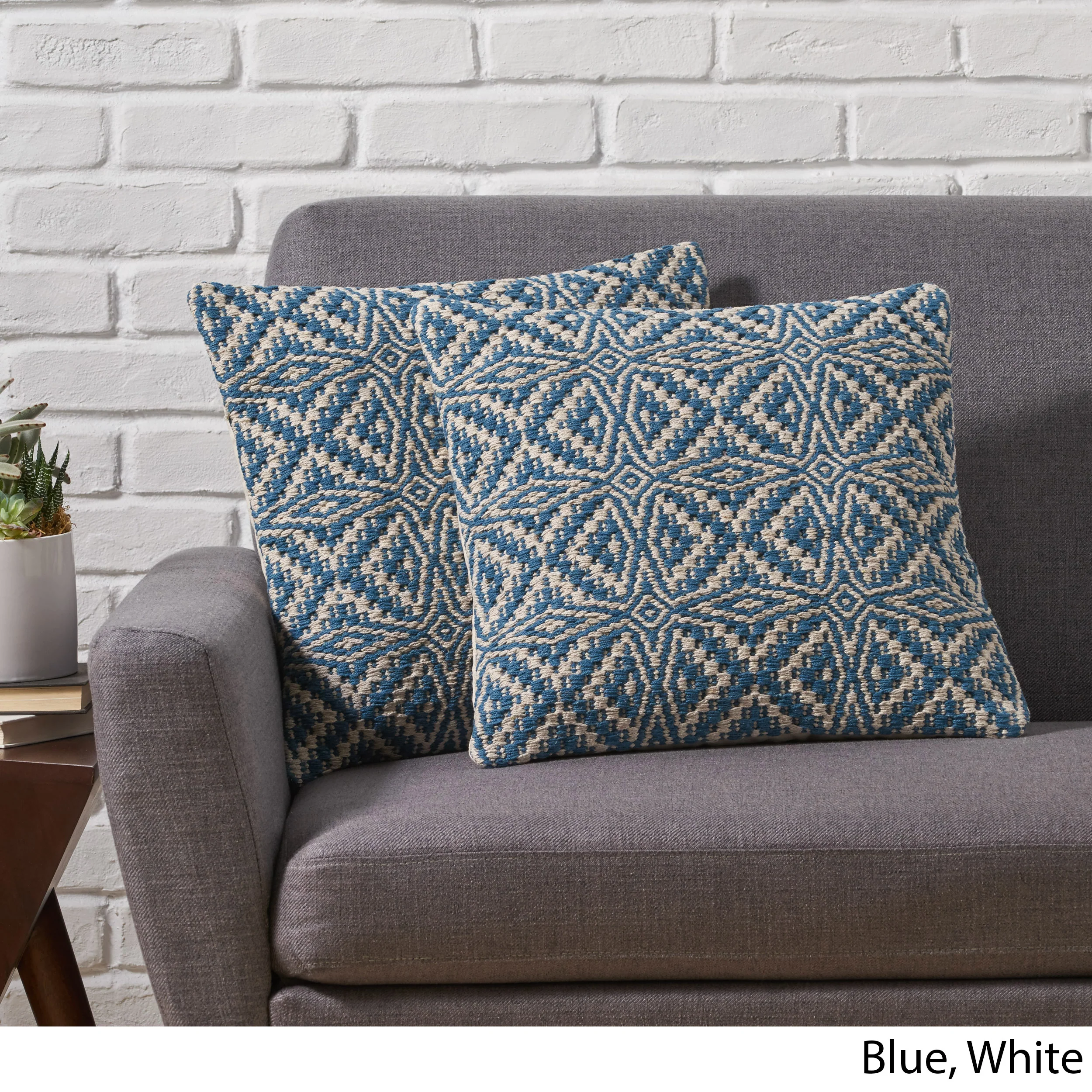 Aabidah Boho Cotton Pillow Cover (Set of 2) - furnishings