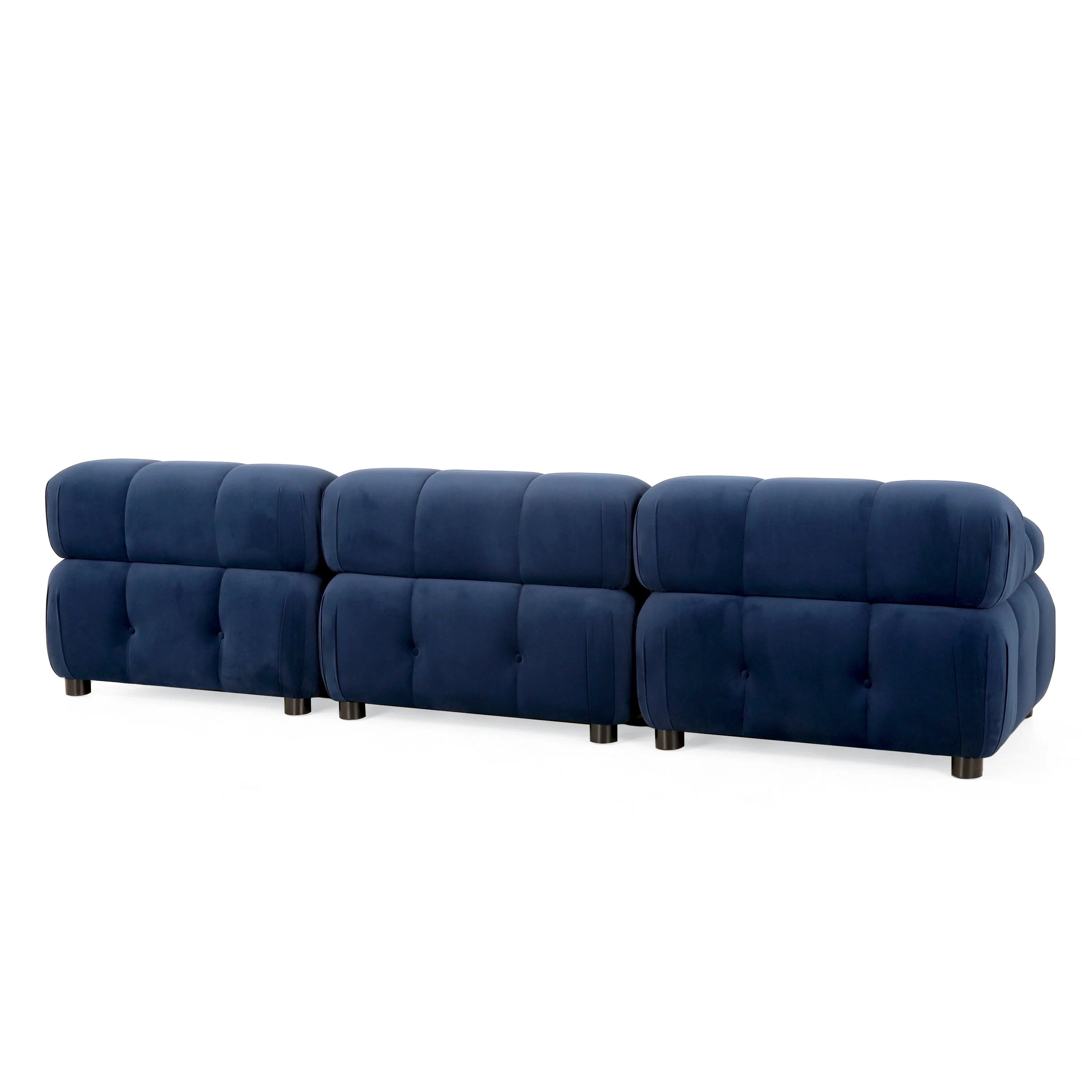 Kildare Velvet 3 Seater Modular Tufted Sofa - furnishings