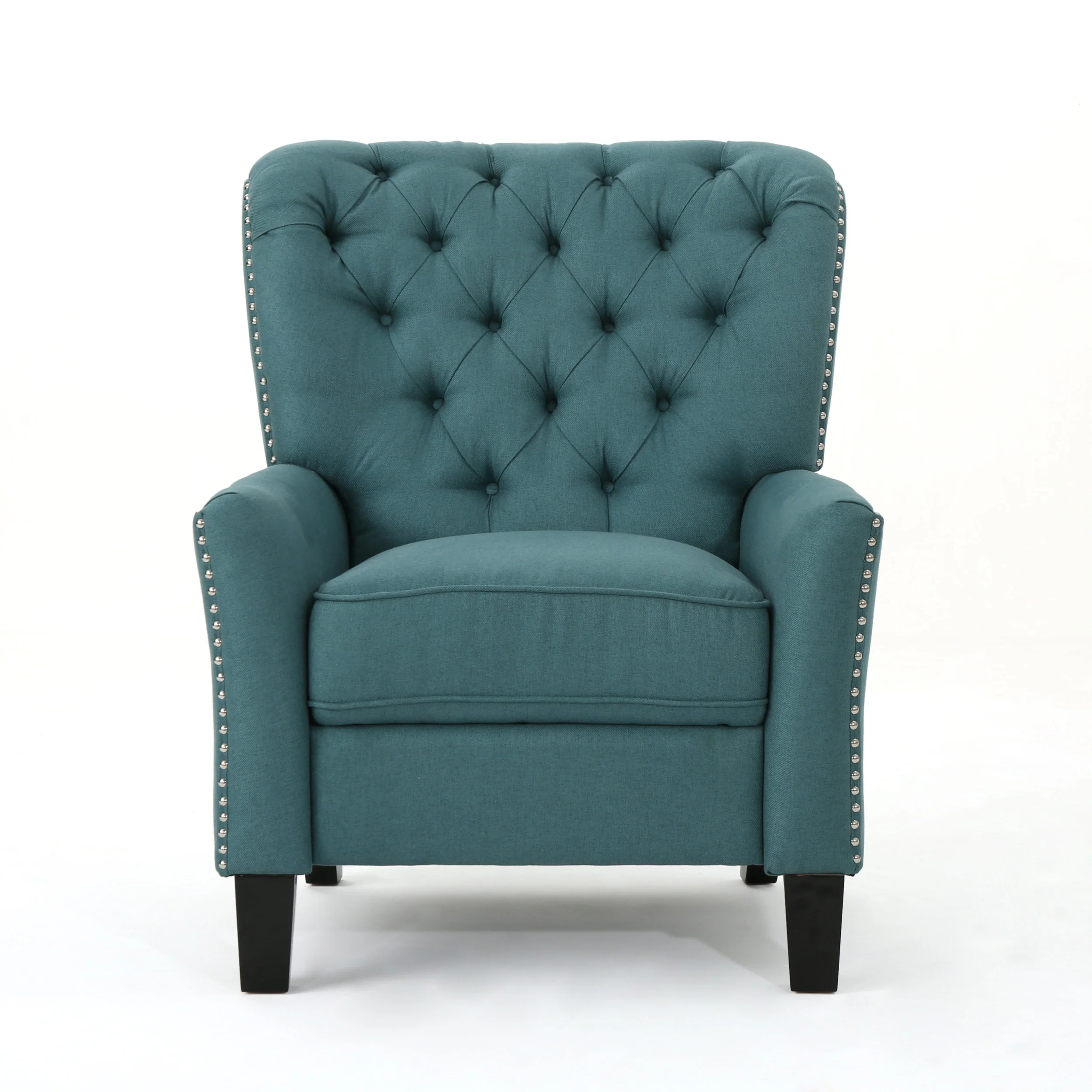 Carlyle Tufted Back Fabric Recliner Armchair - furnishings
