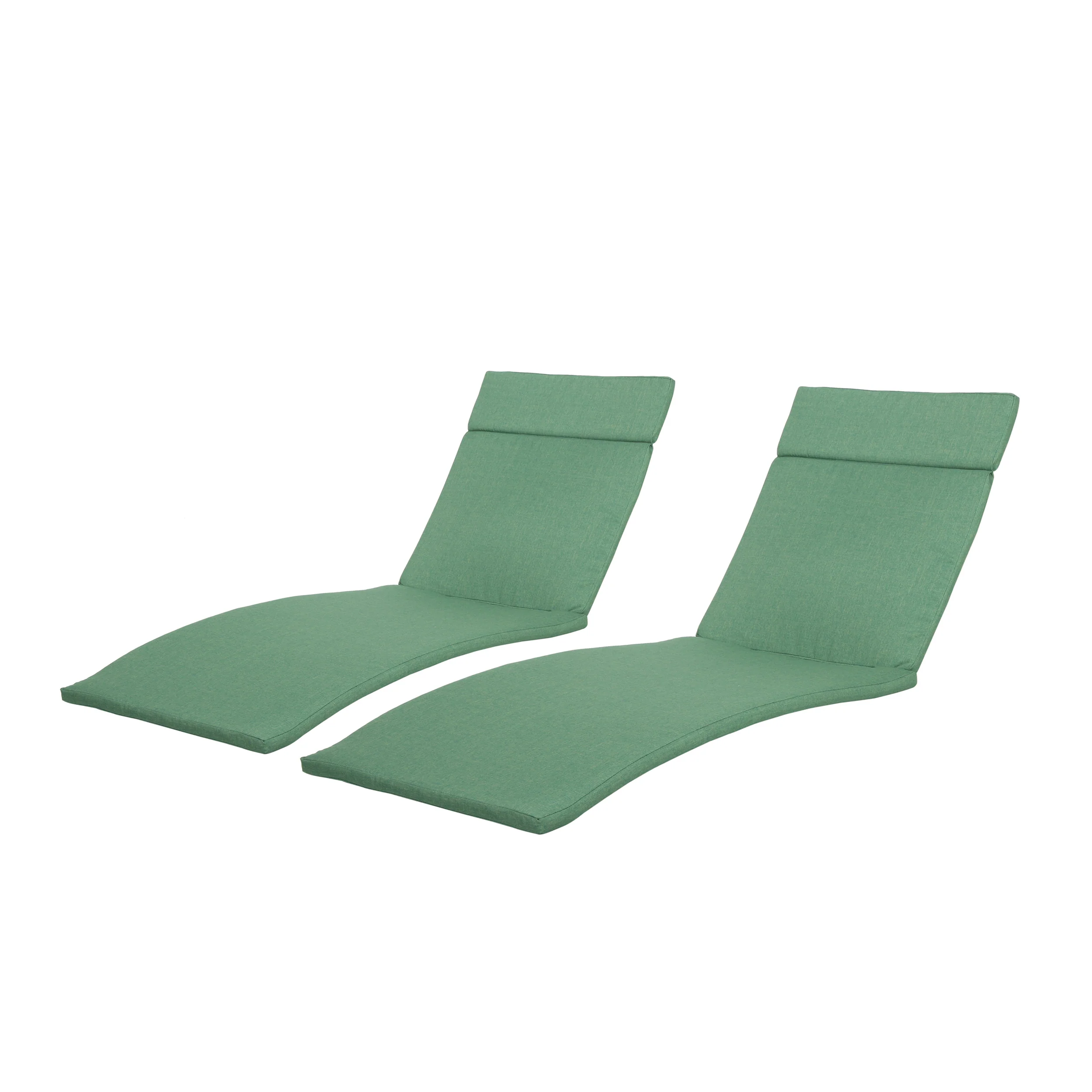 Albany Outdoor Water-Resistant Fabric Chaise Lounge Cushions (Set of 2) - furnishings