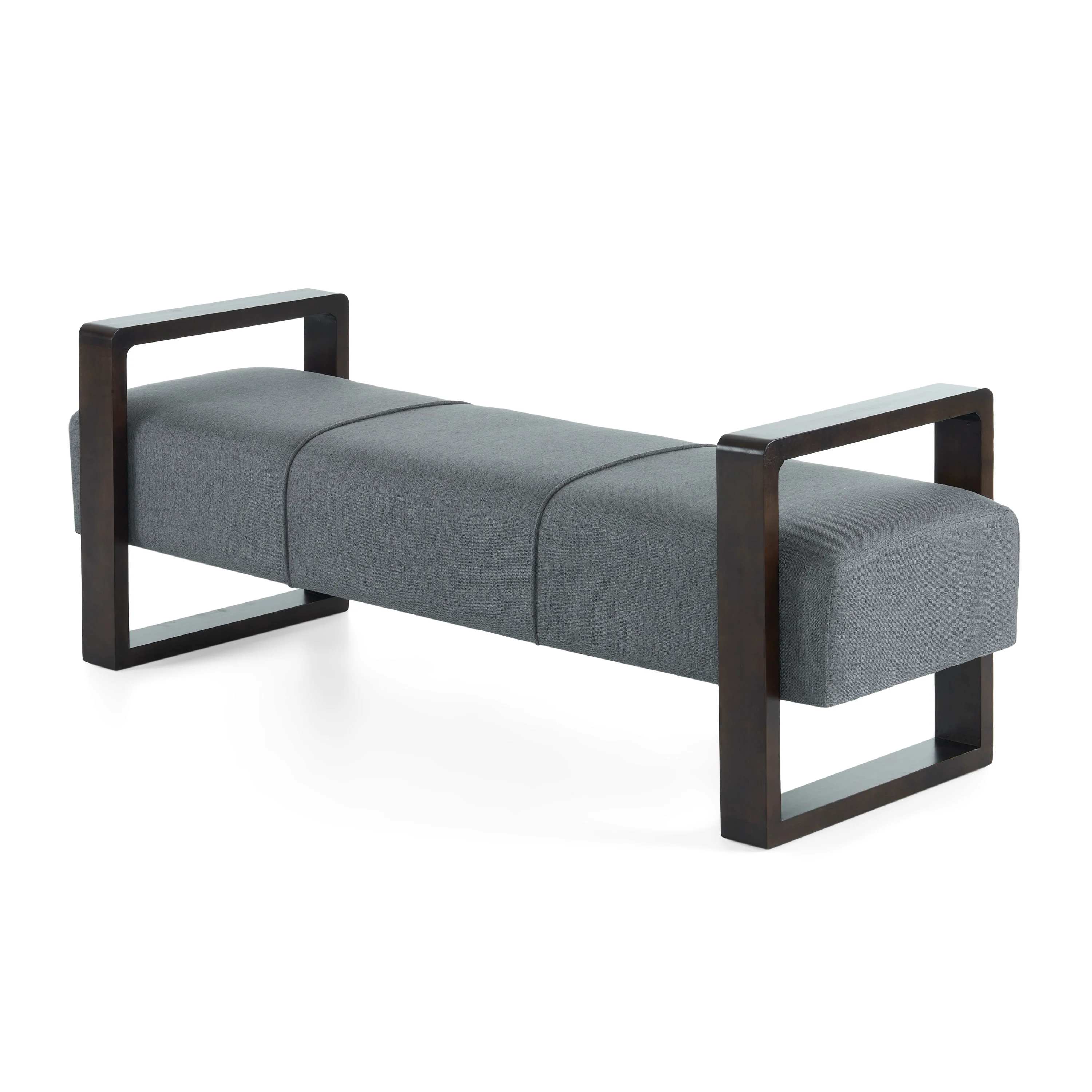 Caelum Modern Fabric Ottoman Bench - furnishings