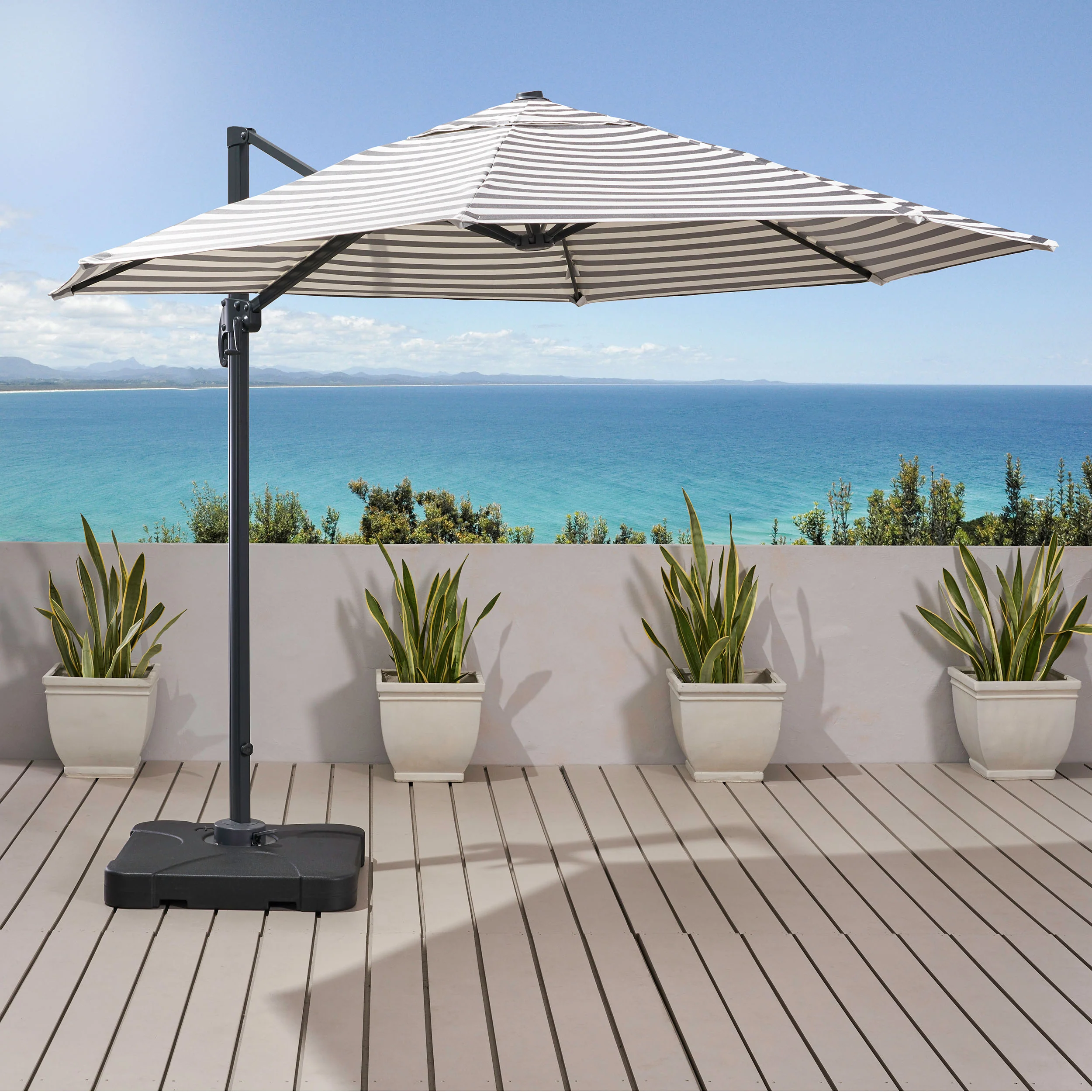 Alannah 9.6 Ft. Outdoor Canopy Sunshade Umbrella - furnishings