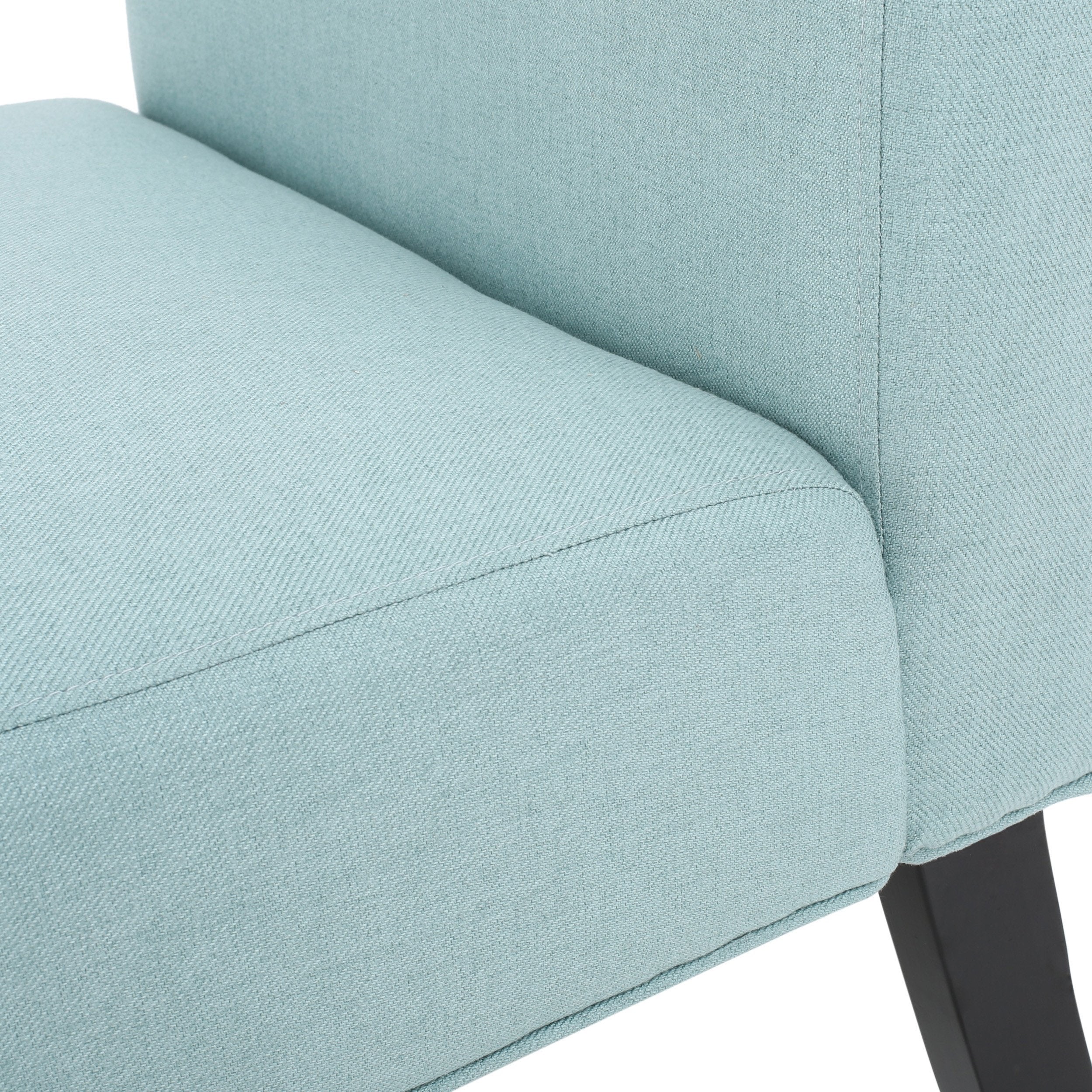 Kendal Contemporary Fabric Slipper Accent Chair - furnishings