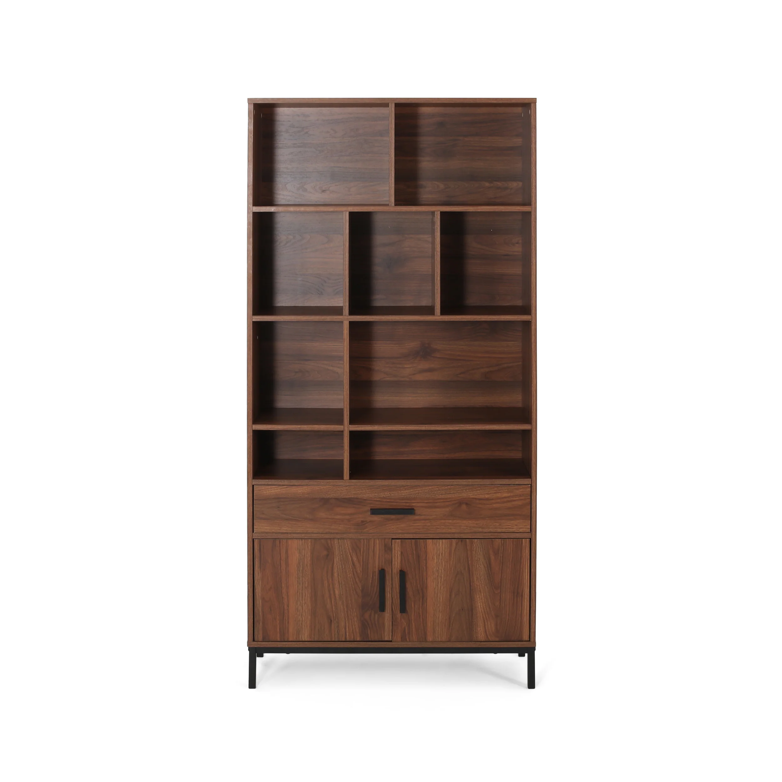 Yelianny Bookcase With Storage Cabinet & Drawer - furnishings
