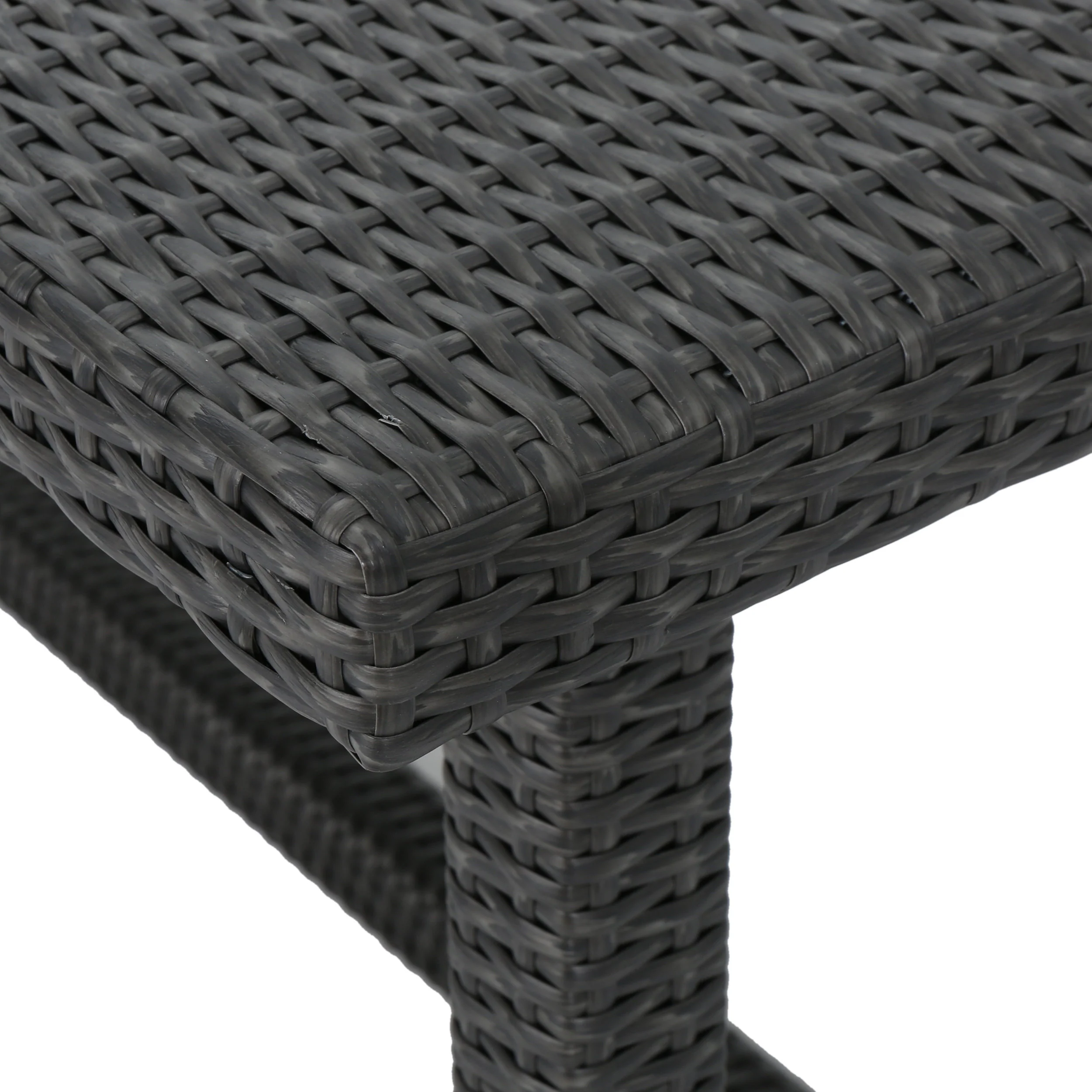 Santa Rosa Outdoor 7 Seat Dining Sofa and Ottoman Set with Aluminum Frame - furnishings