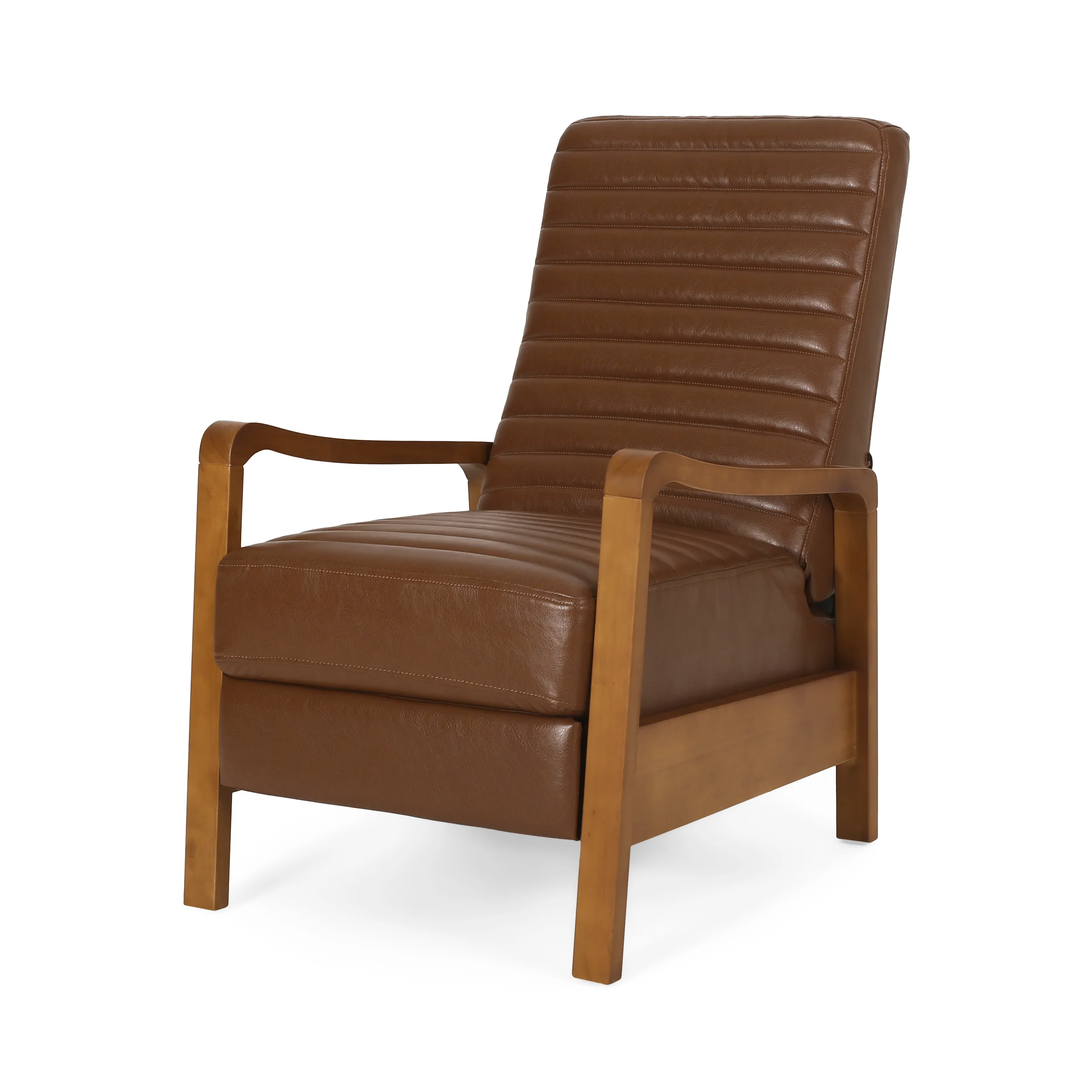 Neihart Contemporary Channel Stitch Pushback Recliner - furnishings