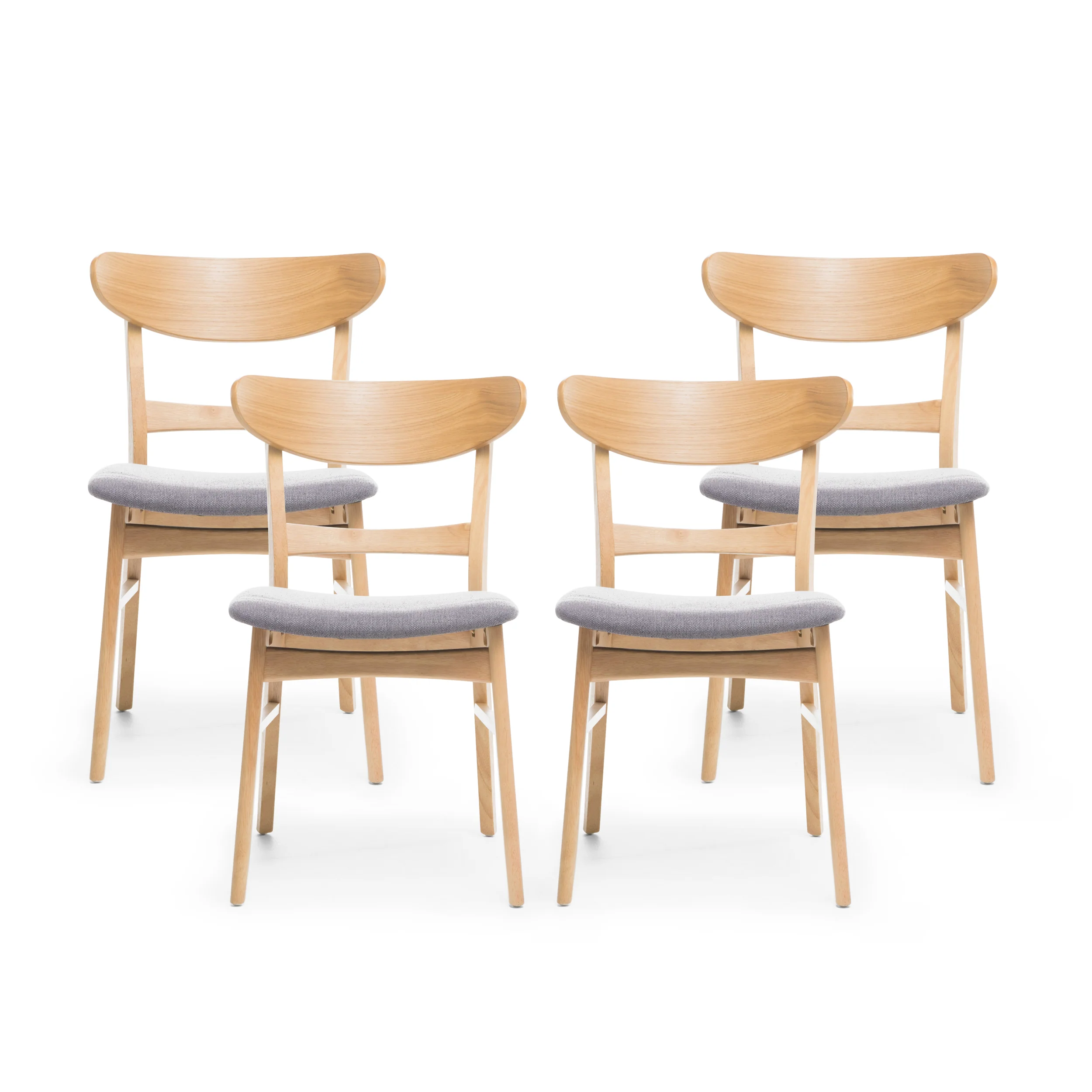 Isador Mid-Century Modern Dining Chairs (Set of 4) - furnishings
