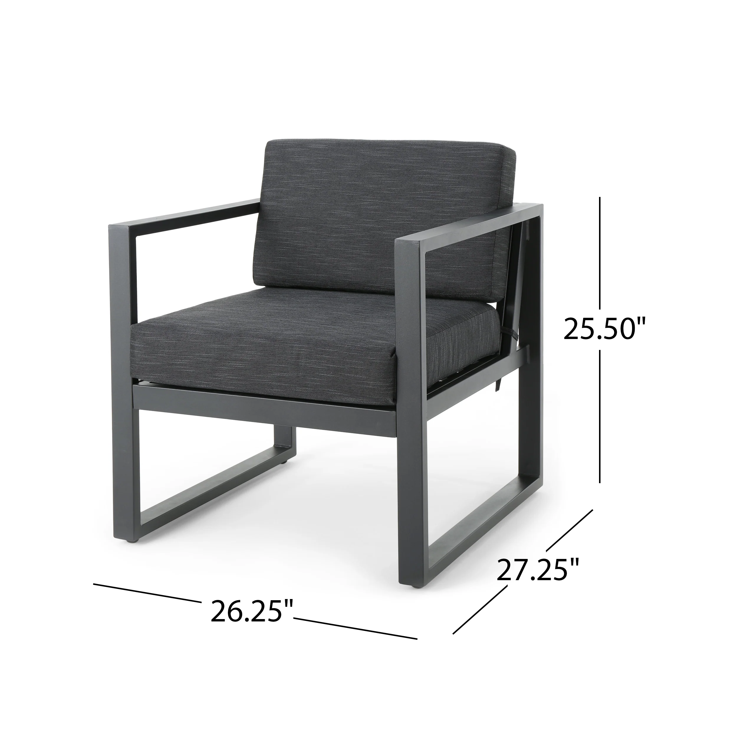 Nealie Outdoor 9 Seater Aluminum Sectional Sofa Set with Mesh Chaise Lounges - furnishings