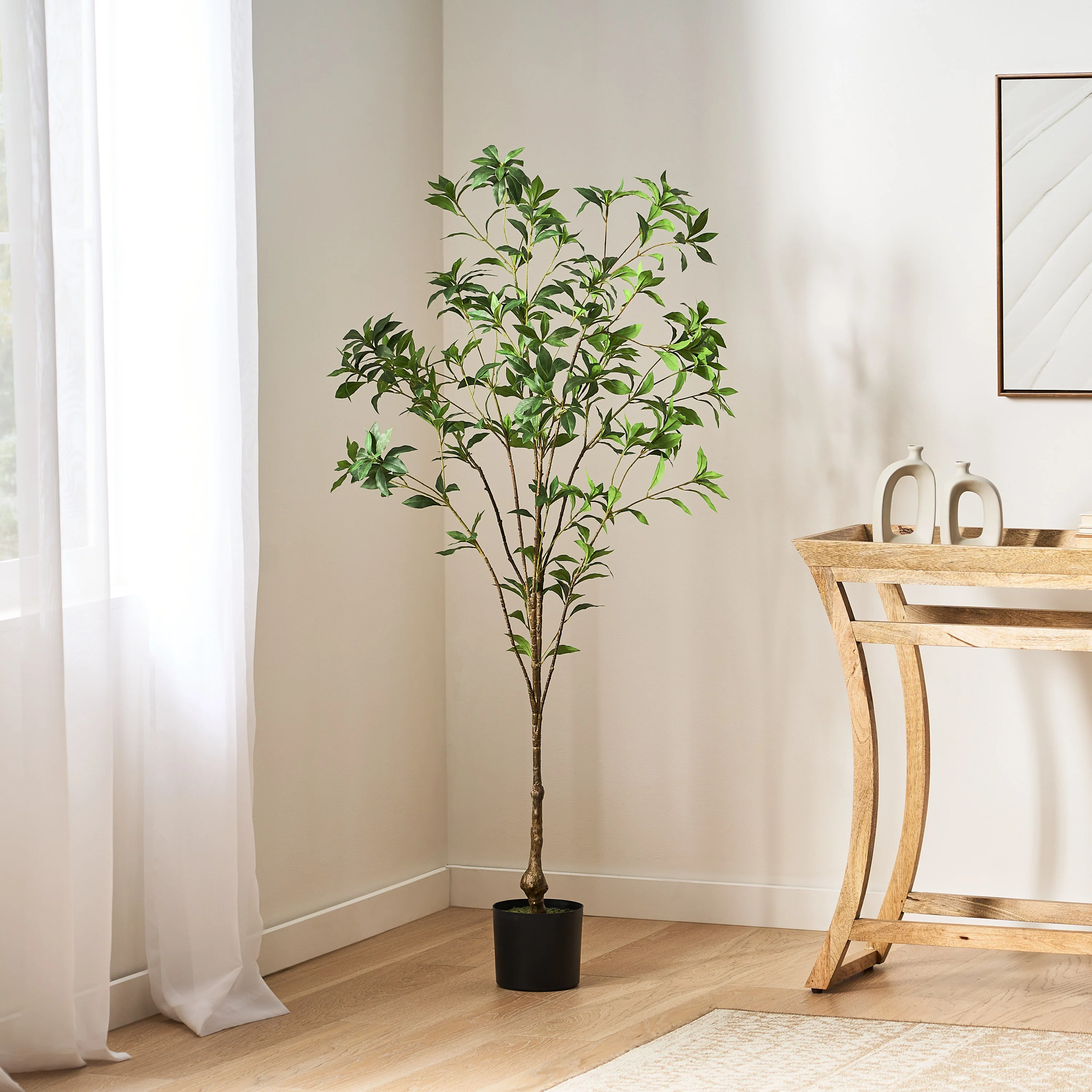 Purling Artificial Pieris Tree - furnishings