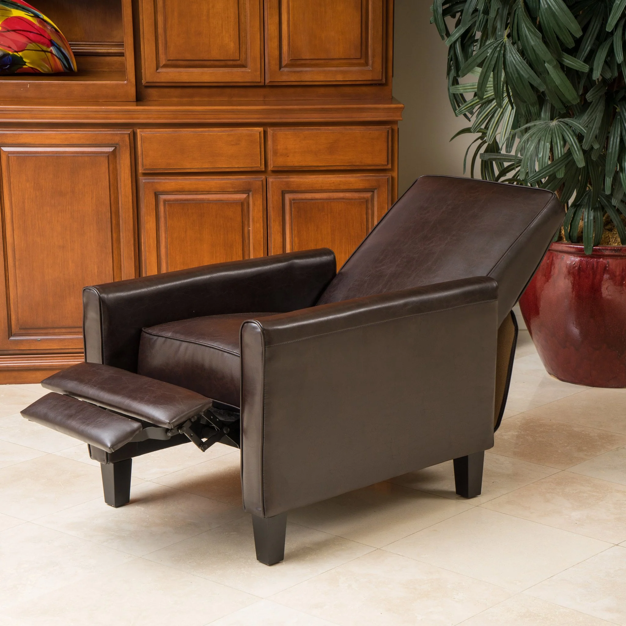 Lucas Modern Leather Recliner Chair - furnishings