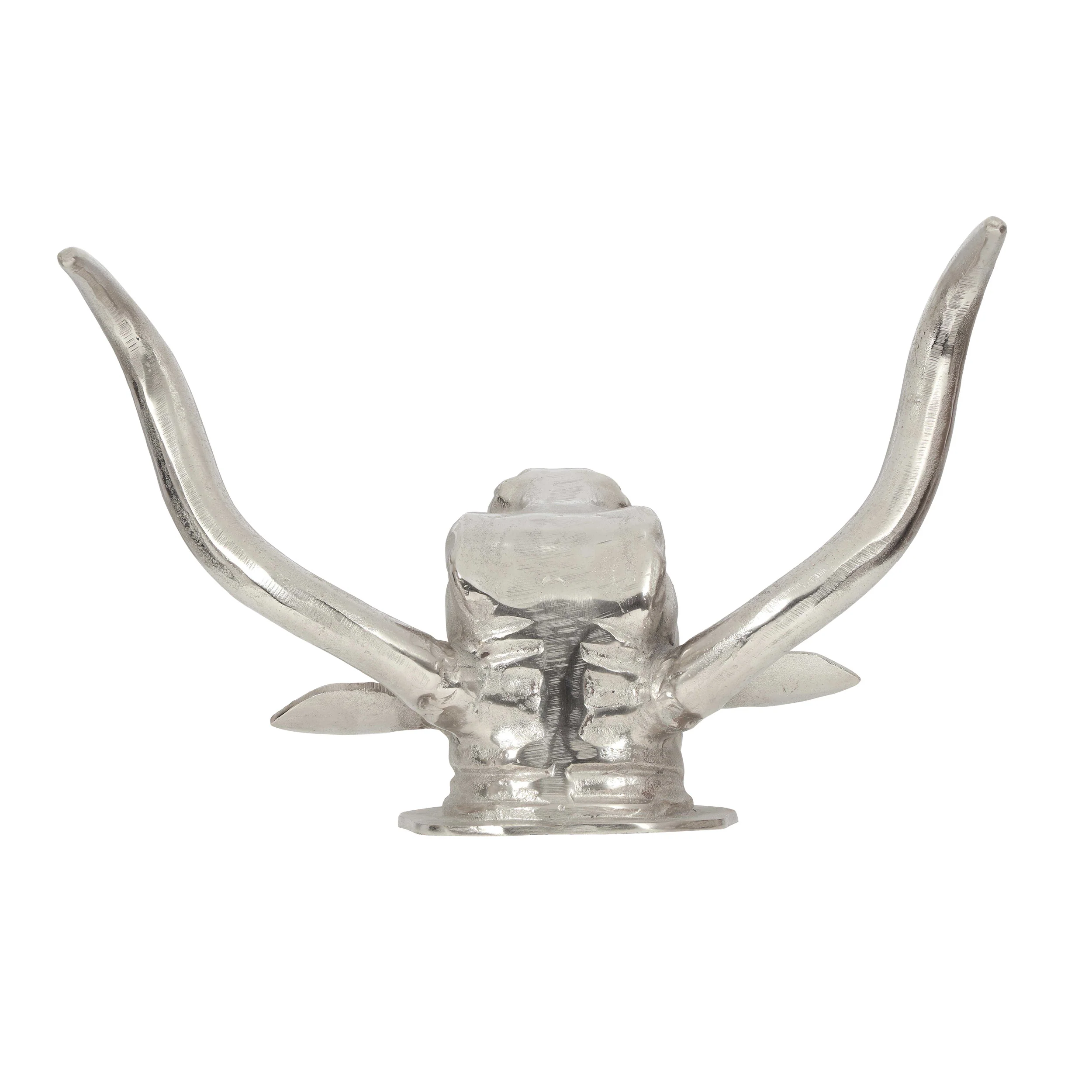 Telfair Glynn Handcrafted Aluminum Bison Wall Decor - furnishings
