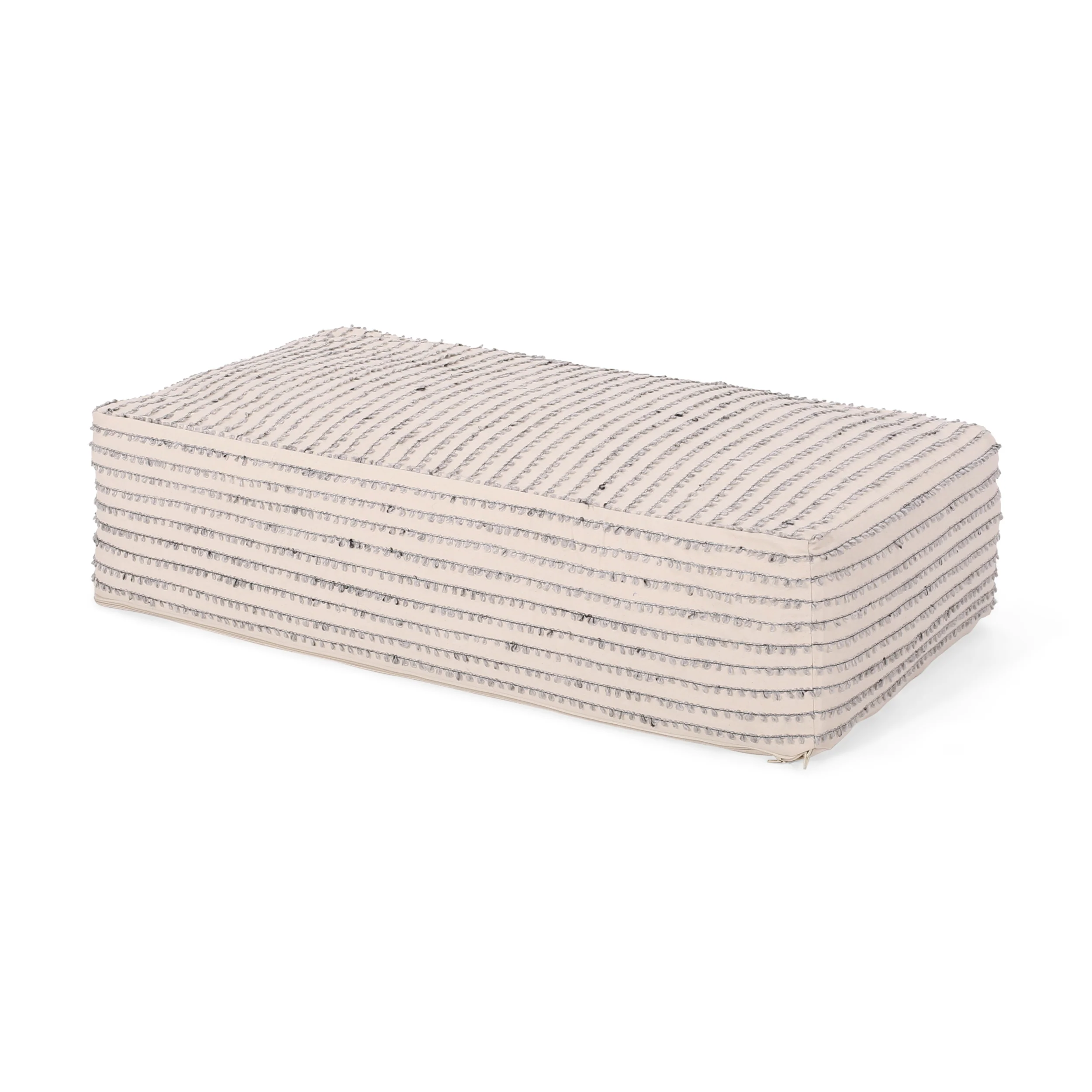 Taliyah Boho Rectangular Bean Bag Ottoman - furnishings