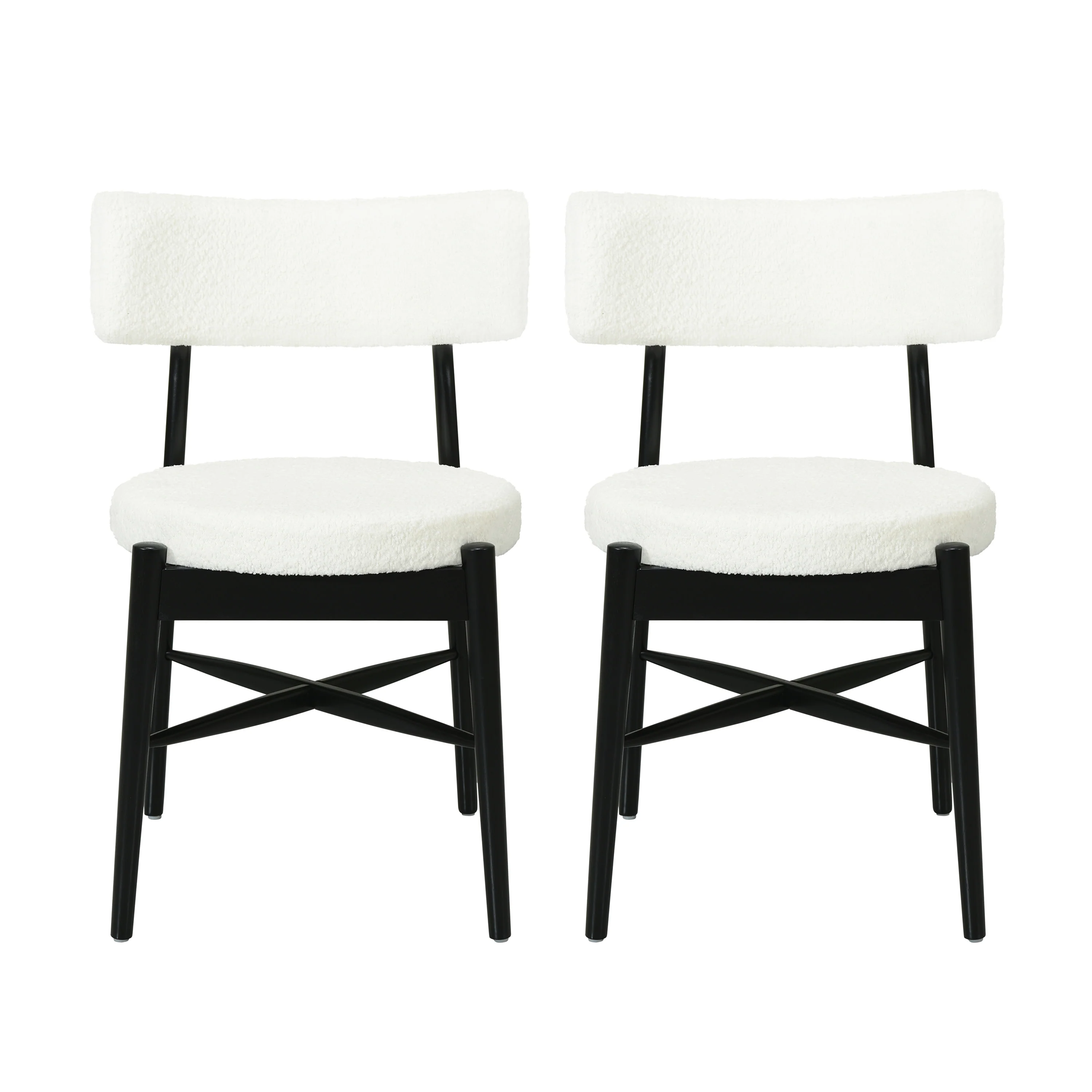 Celestee Modern Upholstered Dining Chairs, Set of 2 - furnishings