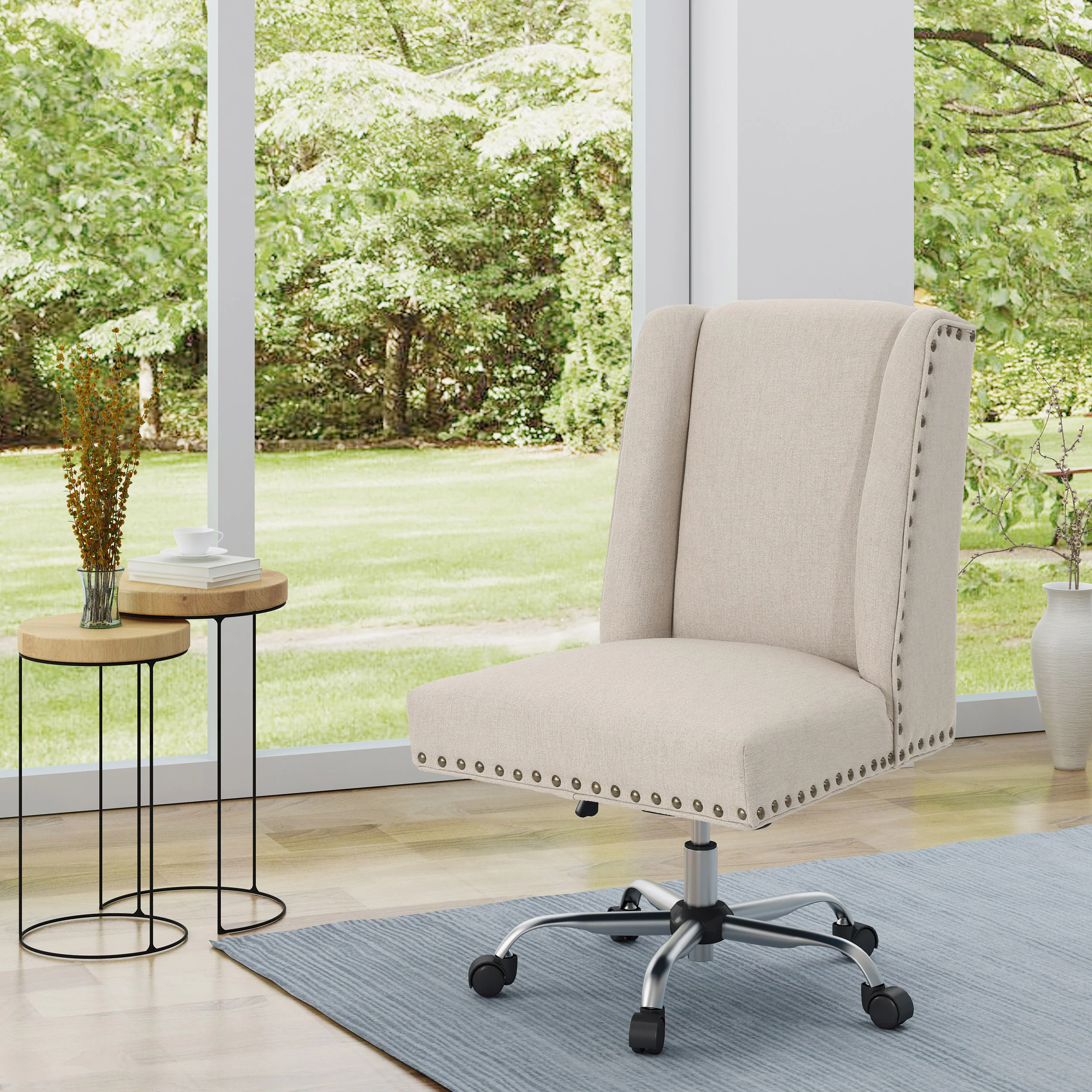 Quentin Home Office Fabric Desk Chair - furnishings