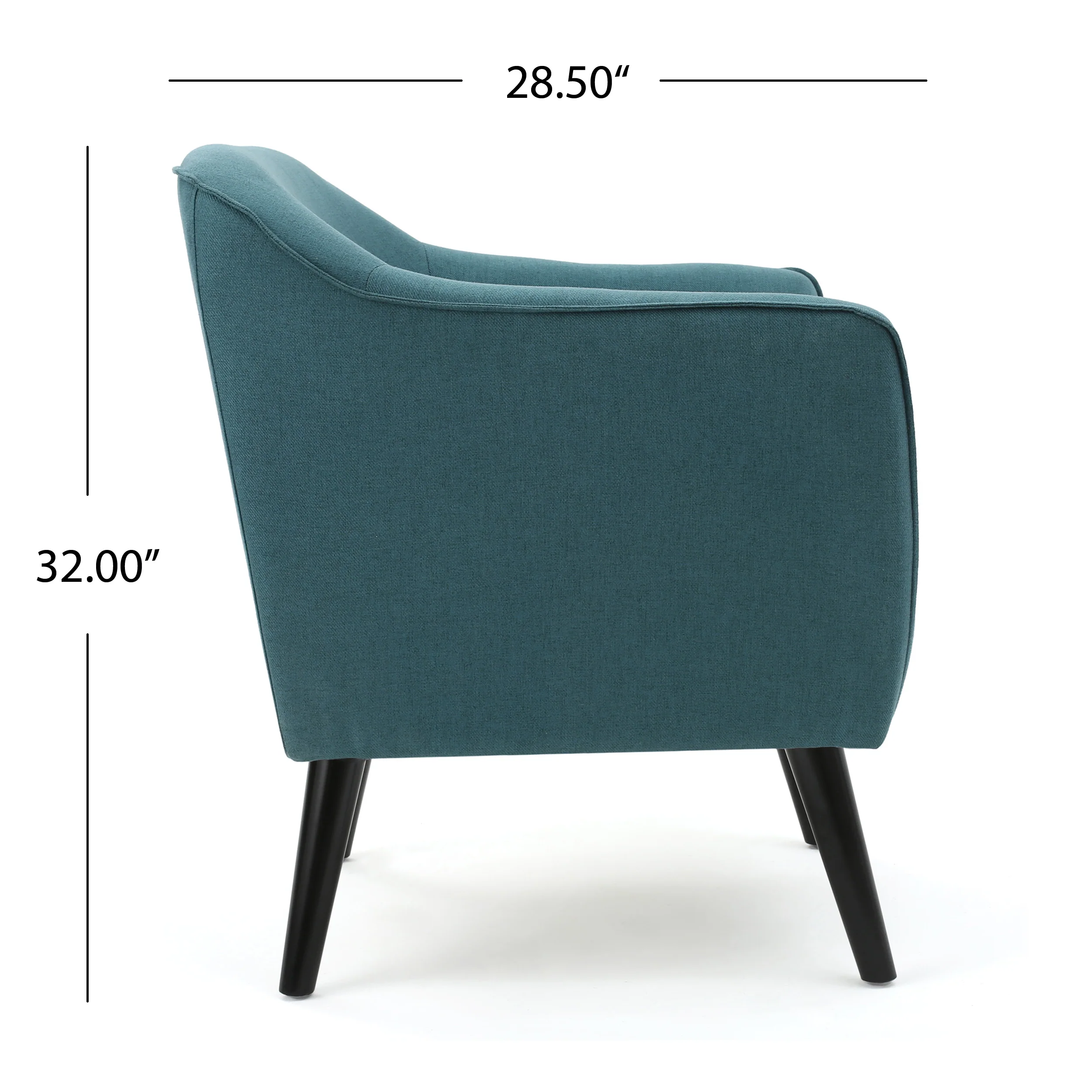 Tresten Fabric Mid Century Modern Accent Chair - furnishings