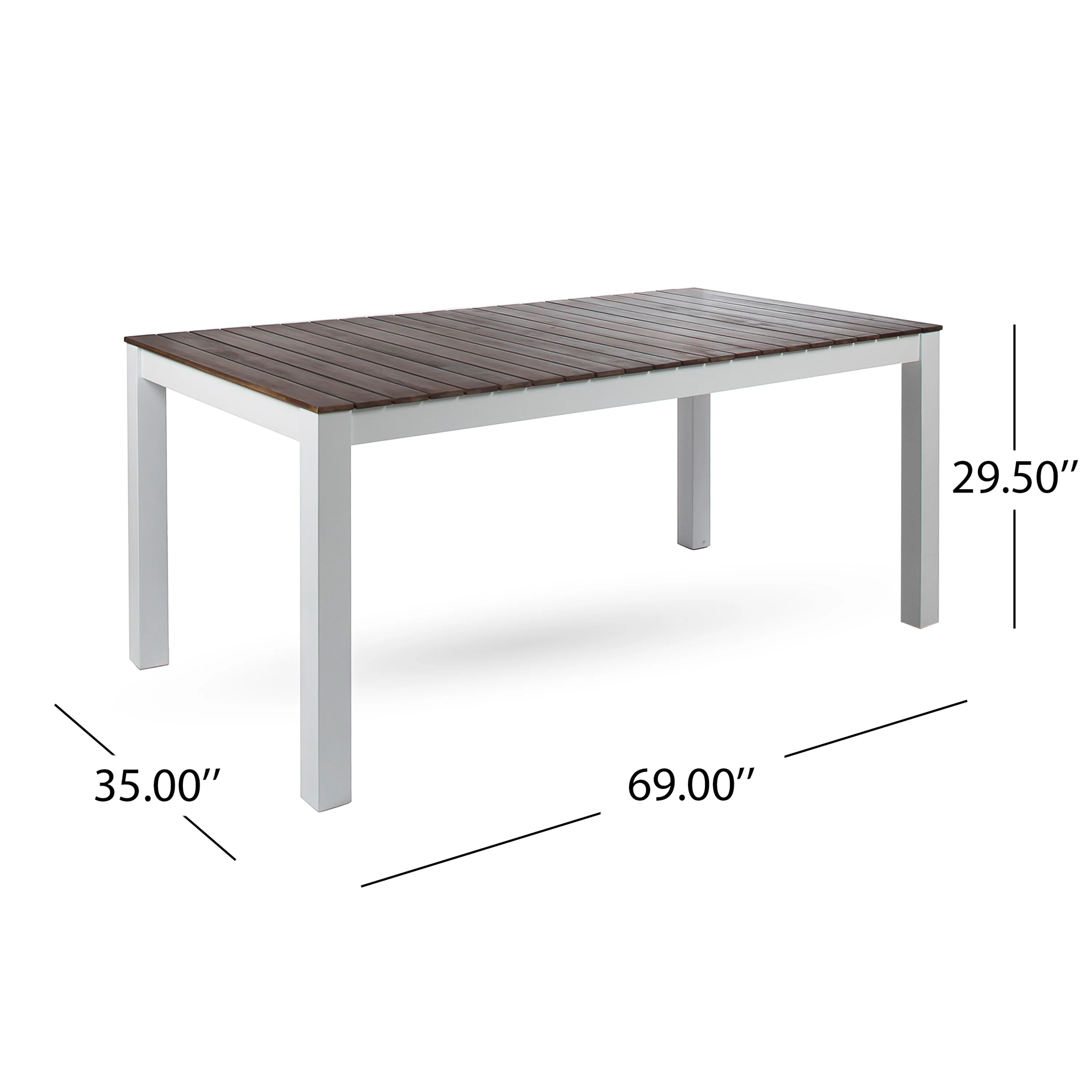 Rodanthe Outdoor Contemporary 3 Piece Acacia Wood Picnic Dining Set with Benches - furnishings