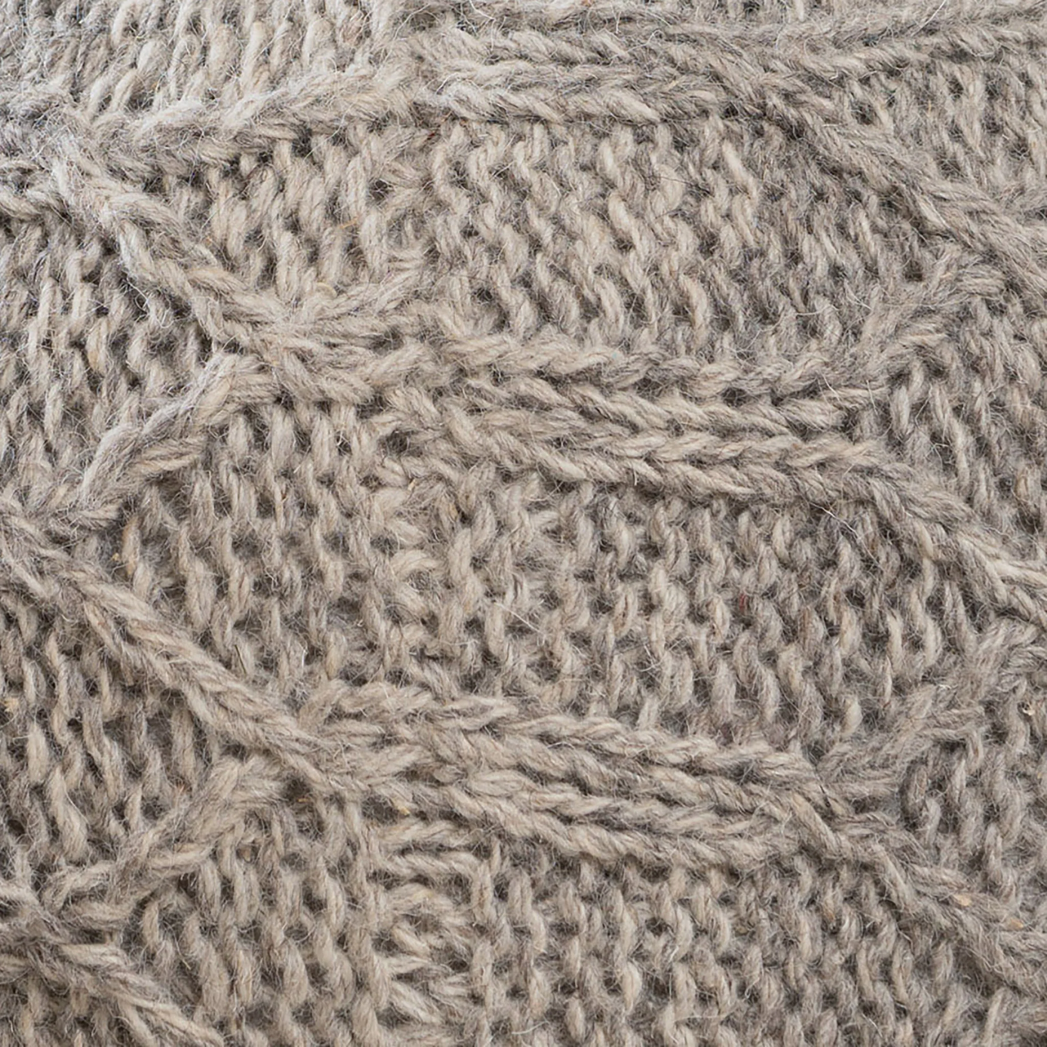 Magnolia Handcrafted Boho Fabric Pouf - furnishings
