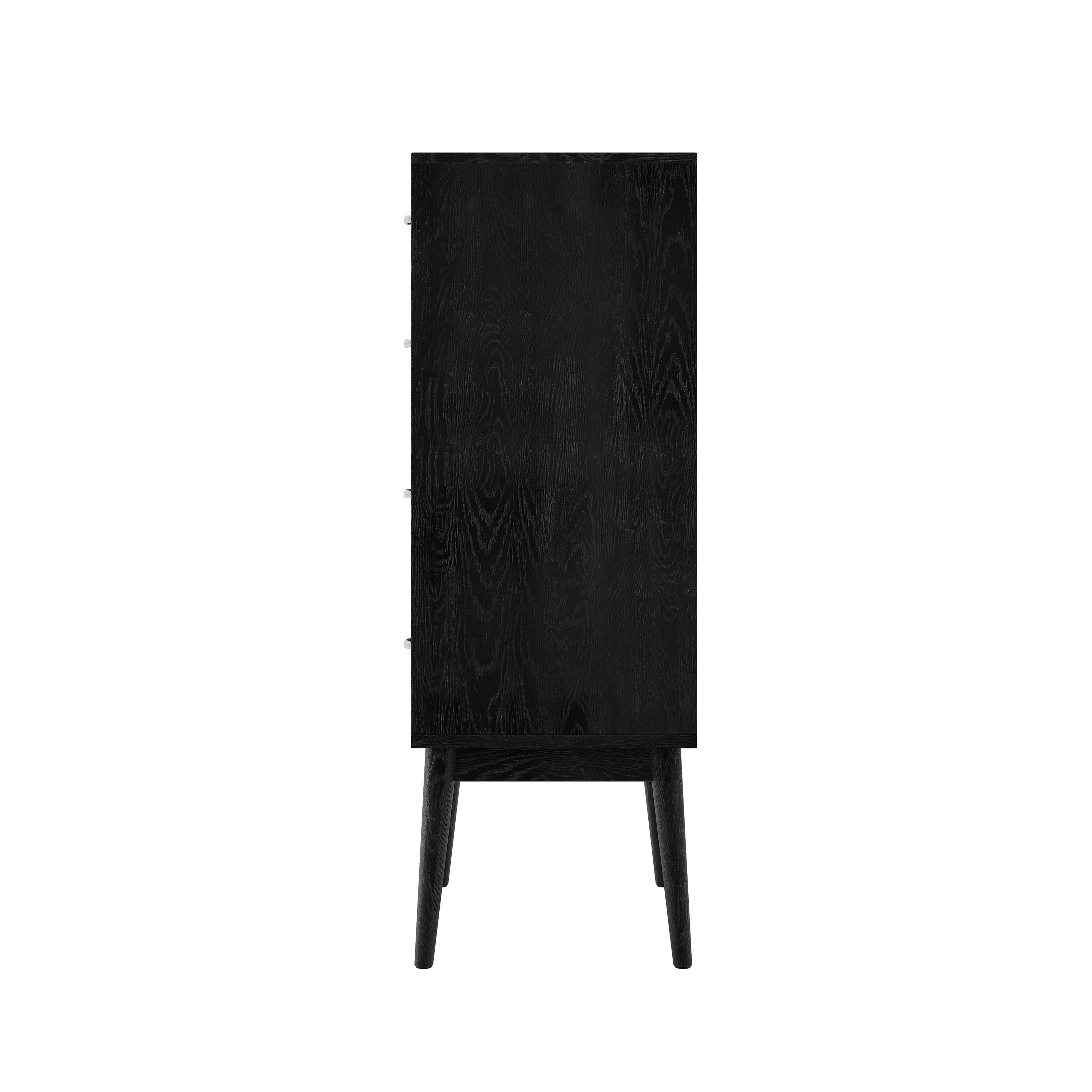 Wilbur Mid Century Modern Wooden 5 Drawer Dresser - furnishings