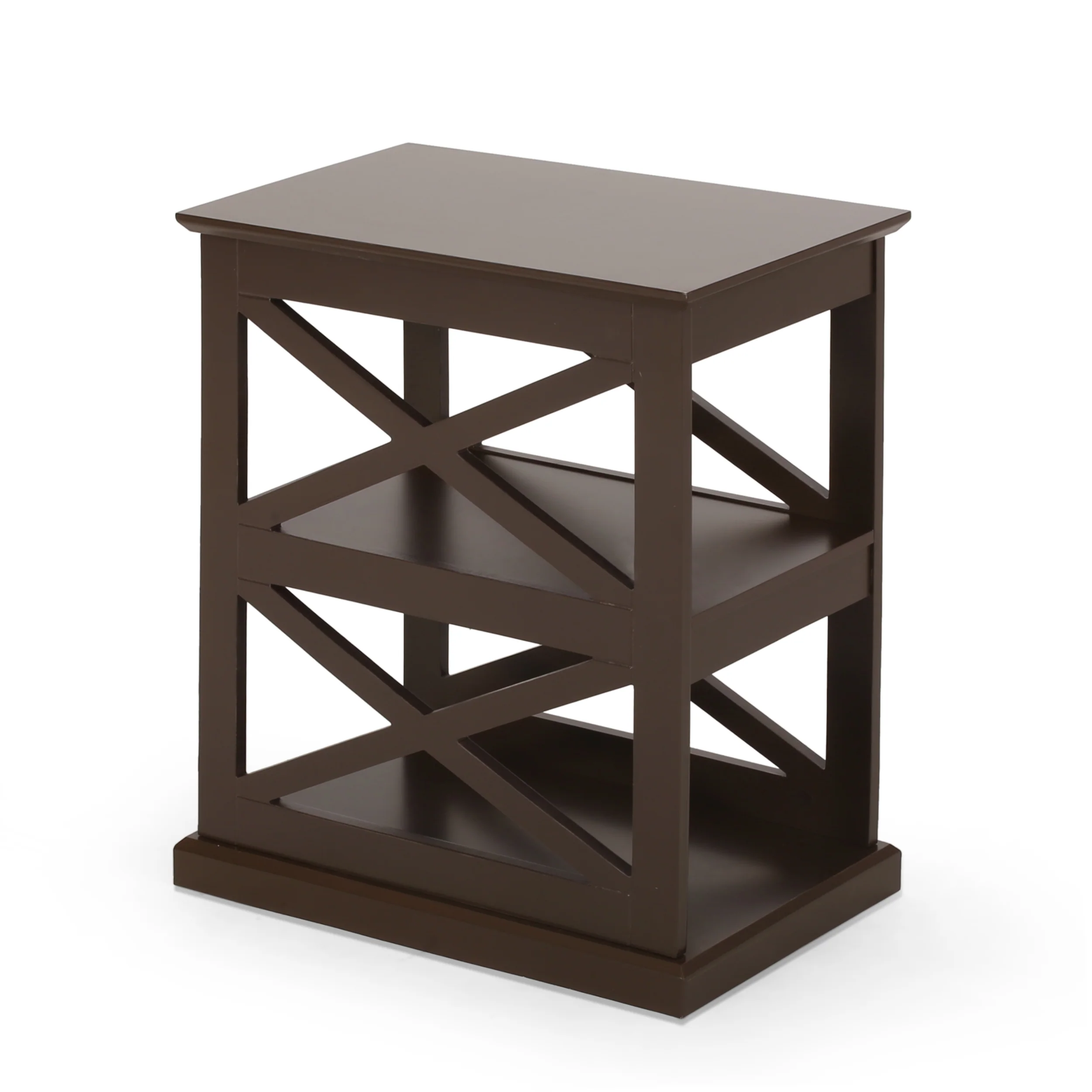 Redett Contemporary 2 Shelf Side Table - furnishings