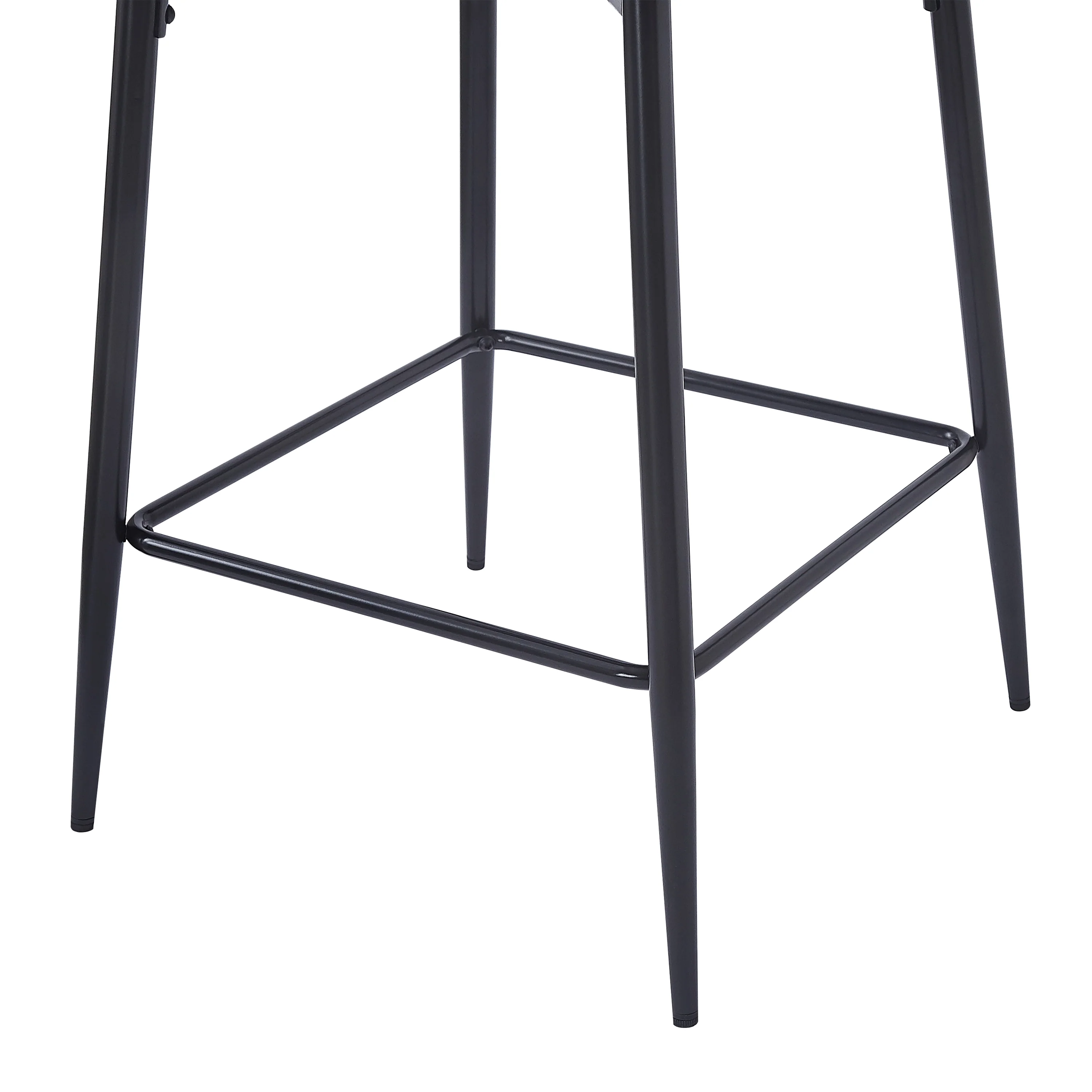 Kilburn Modern Upholstered Cushioned PU Leather Counter Stool with Footrest - furnishings
