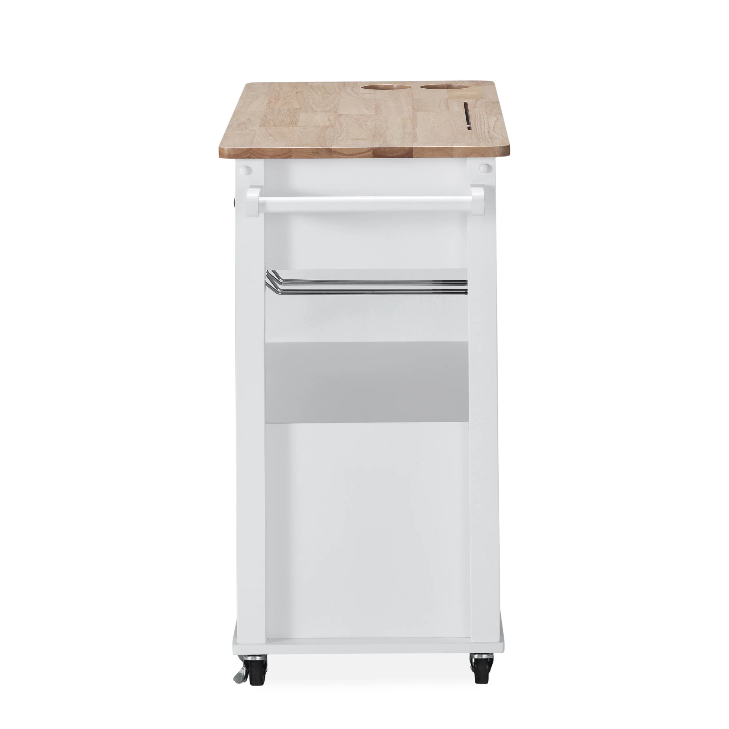 Julien Kitchen Cart with Wheels - furnishings